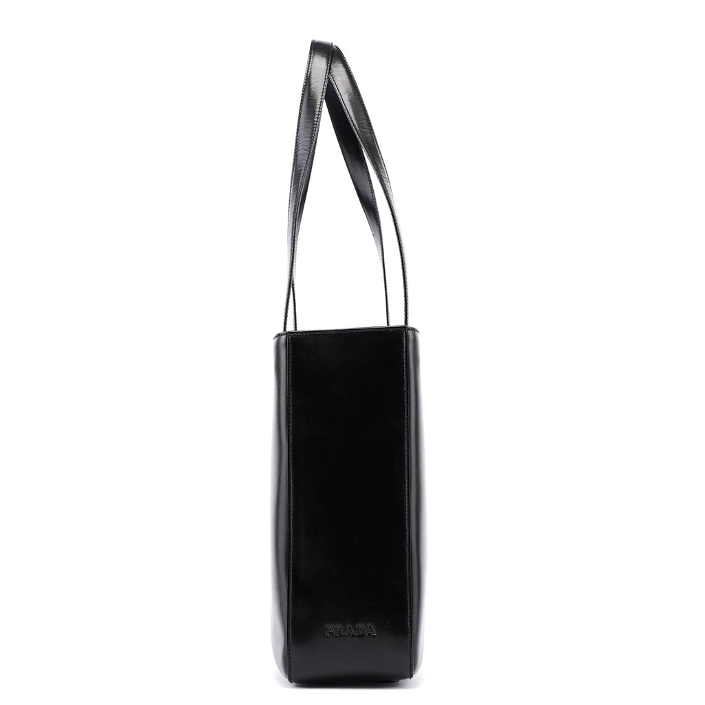 Black Calfskin Vitello Tote