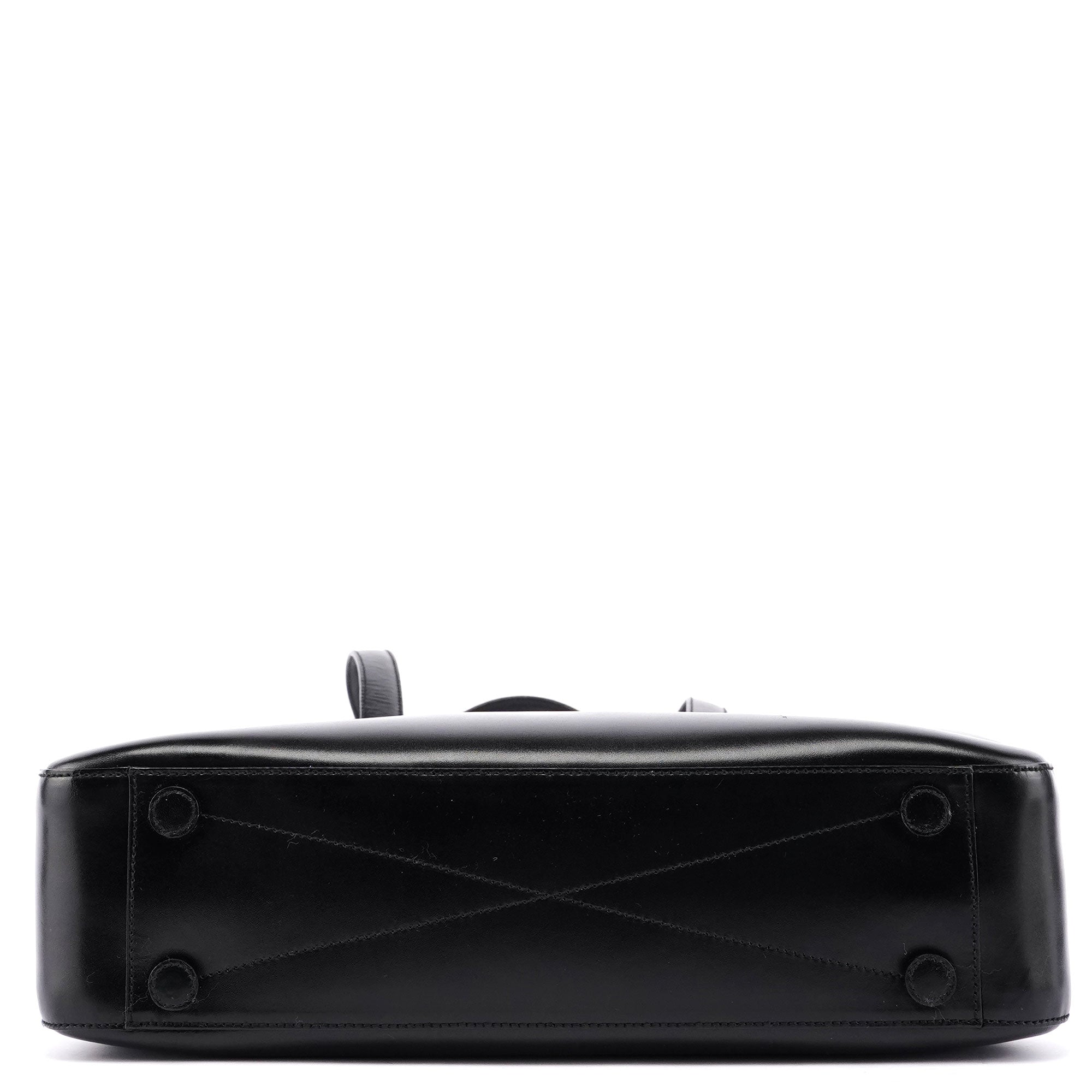 Black Calfskin Vitello Tote