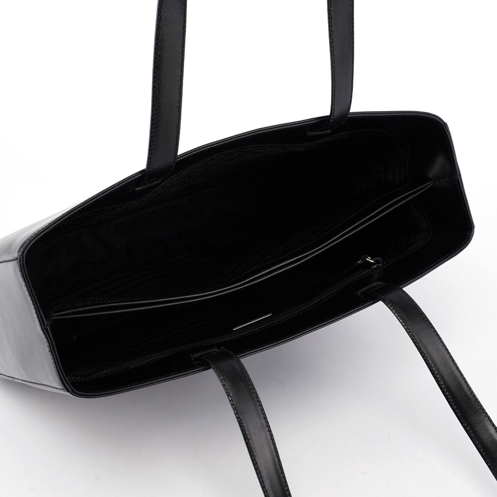 Black Calfskin Vitello Tote