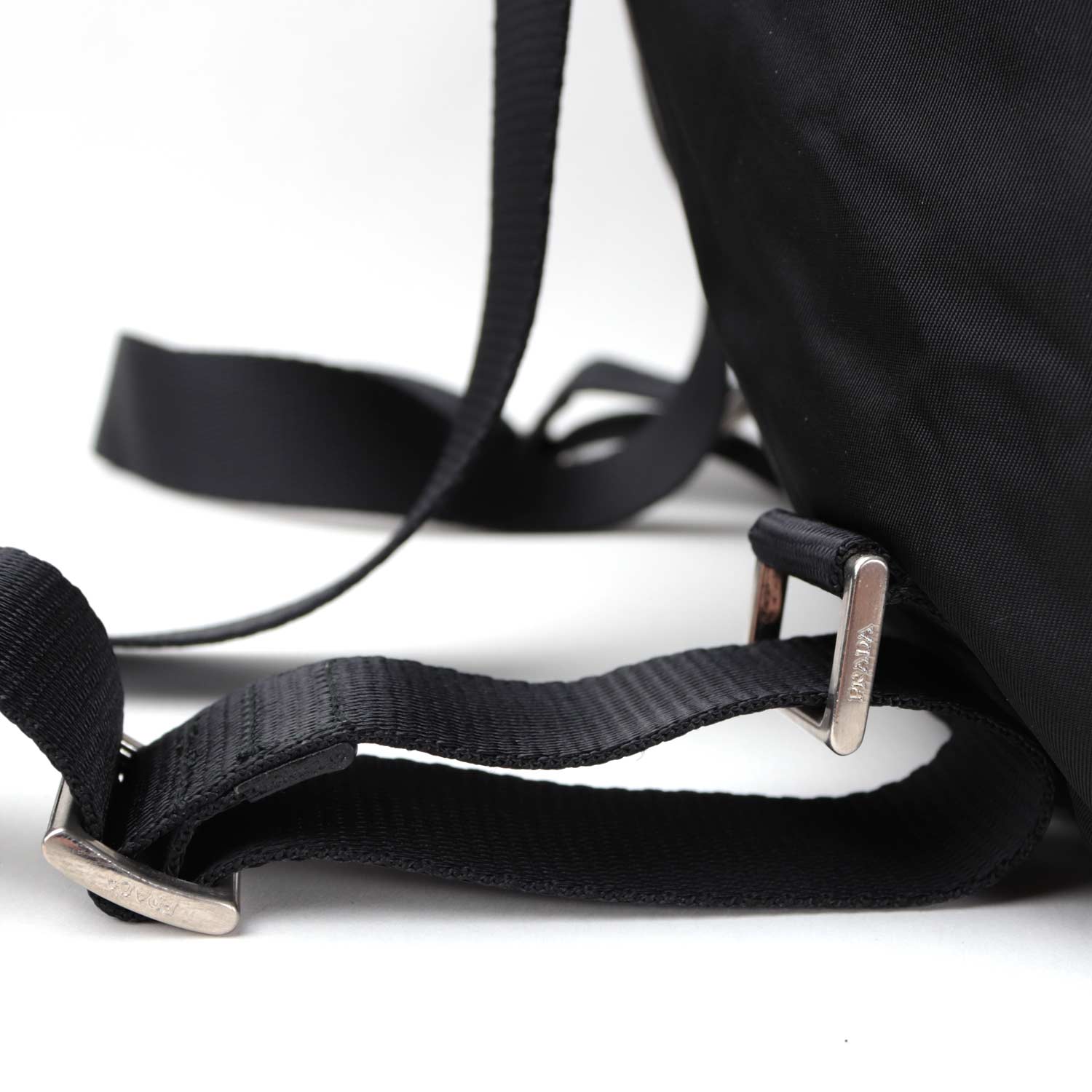Black Large Tessuto Nylon Backpack