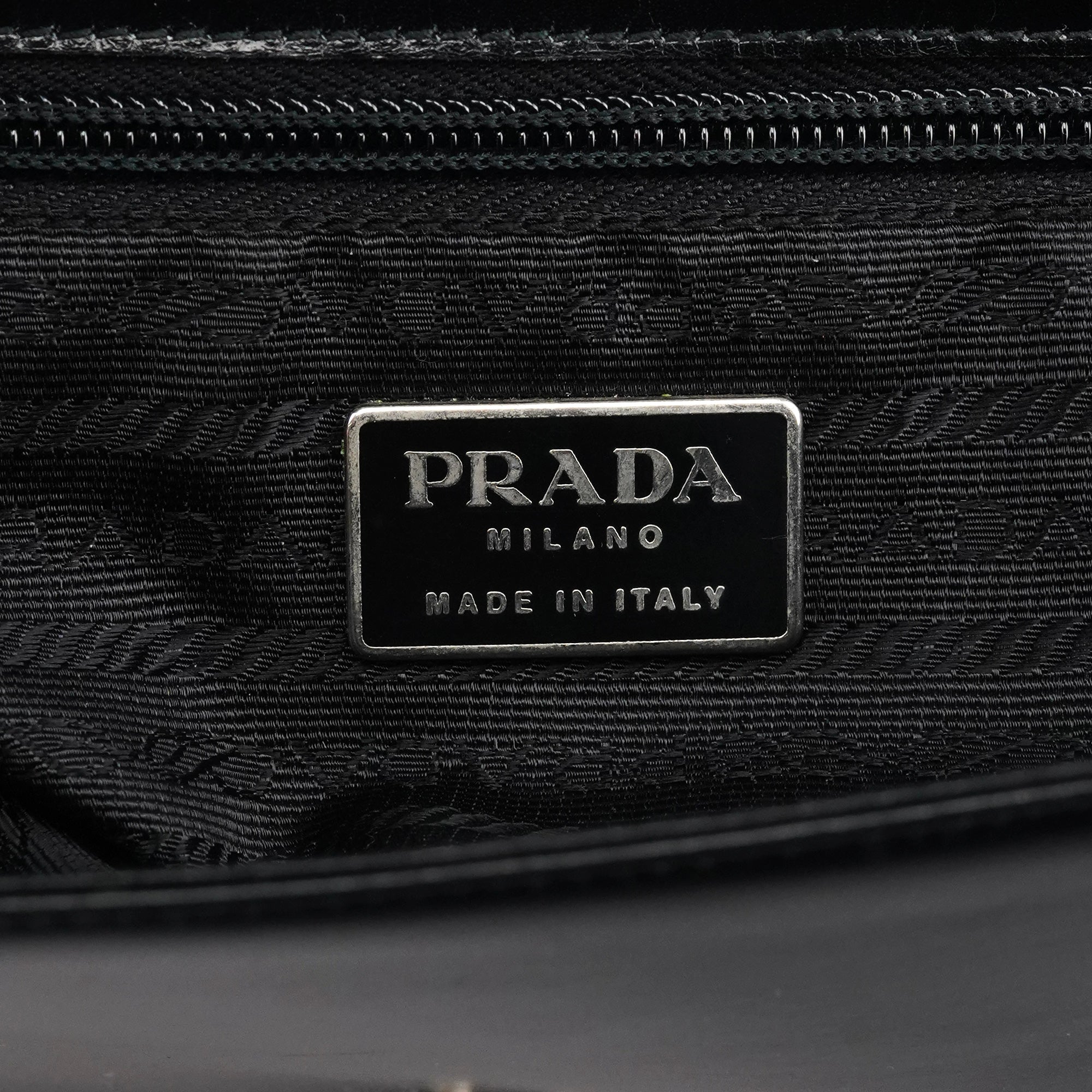 Black Leather Flap Shoulder Bag