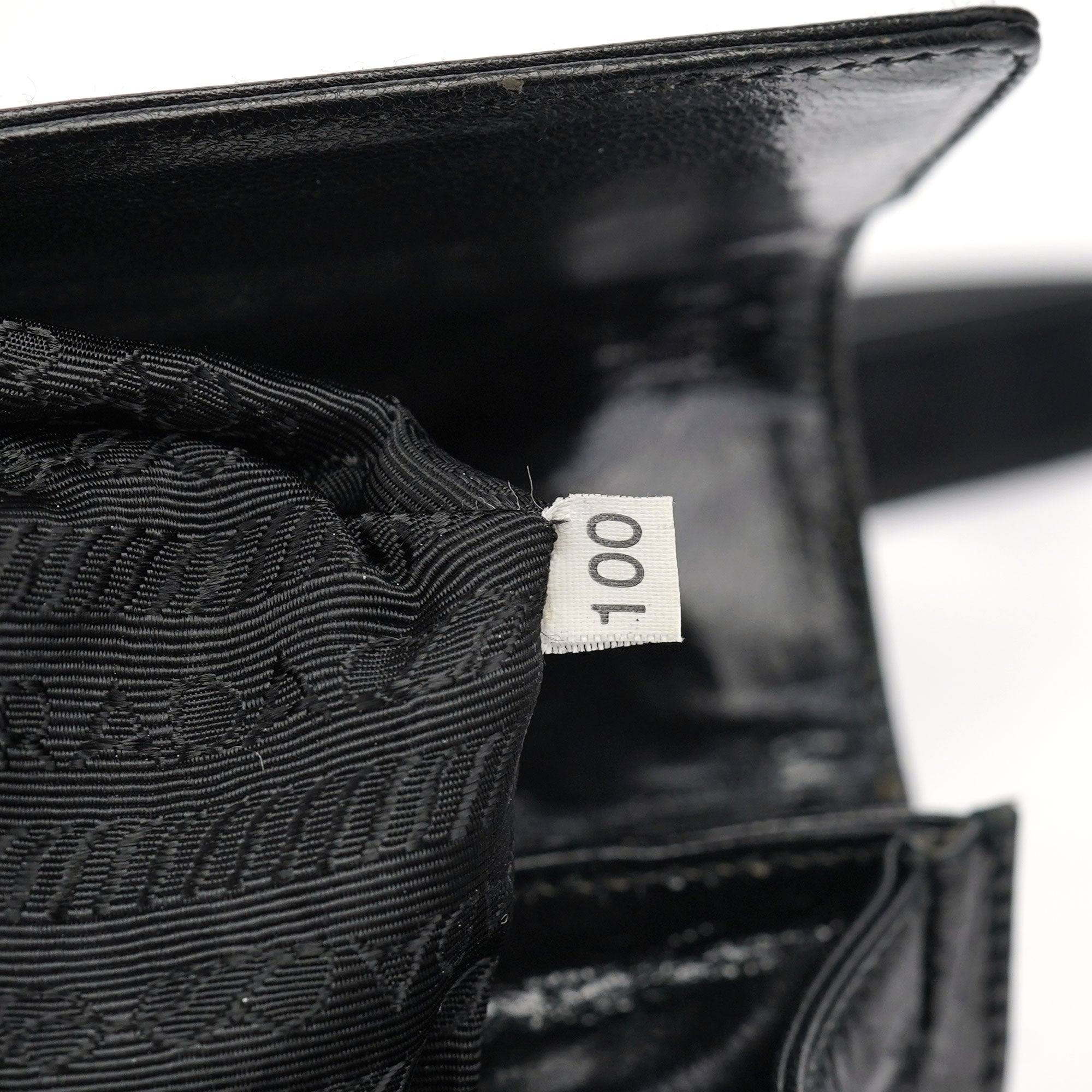 Black Leather Madras Swing Shoulder Bag