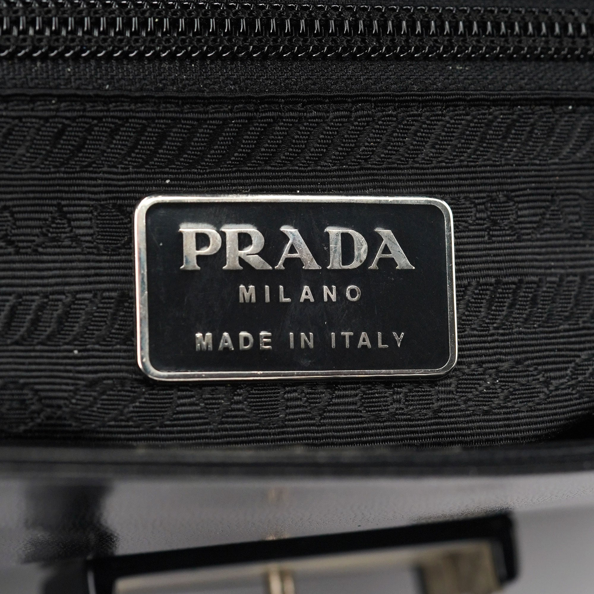 Black Leather Madras Swing Shoulder Bag