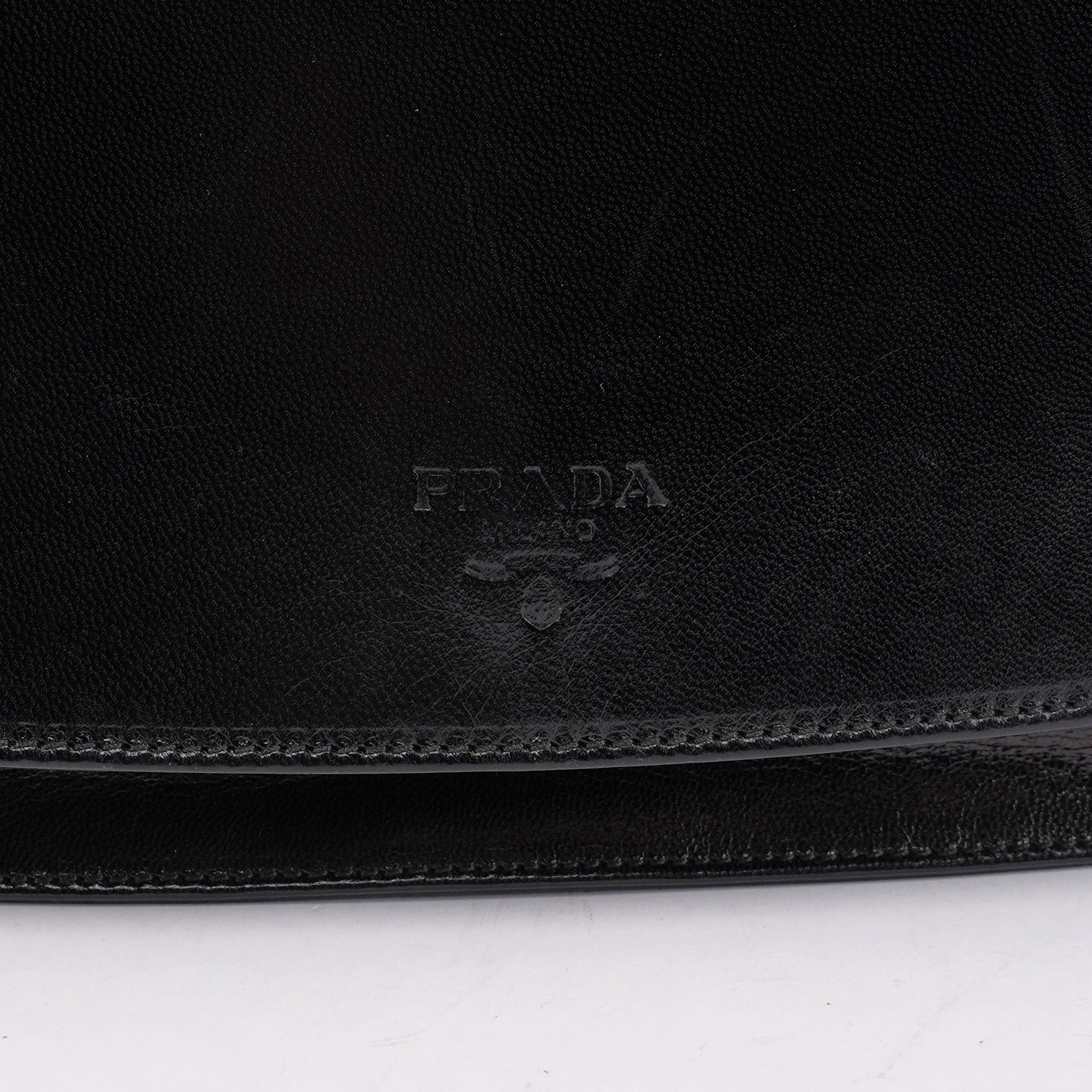 Black Madras Swing Chain Shoulder Bag