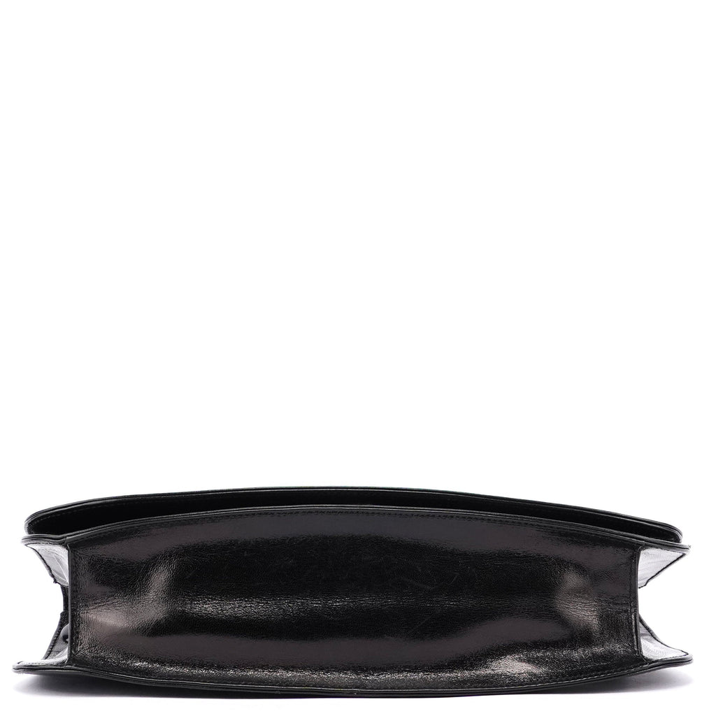 Black Madras Swing Chain Shoulder Bag
