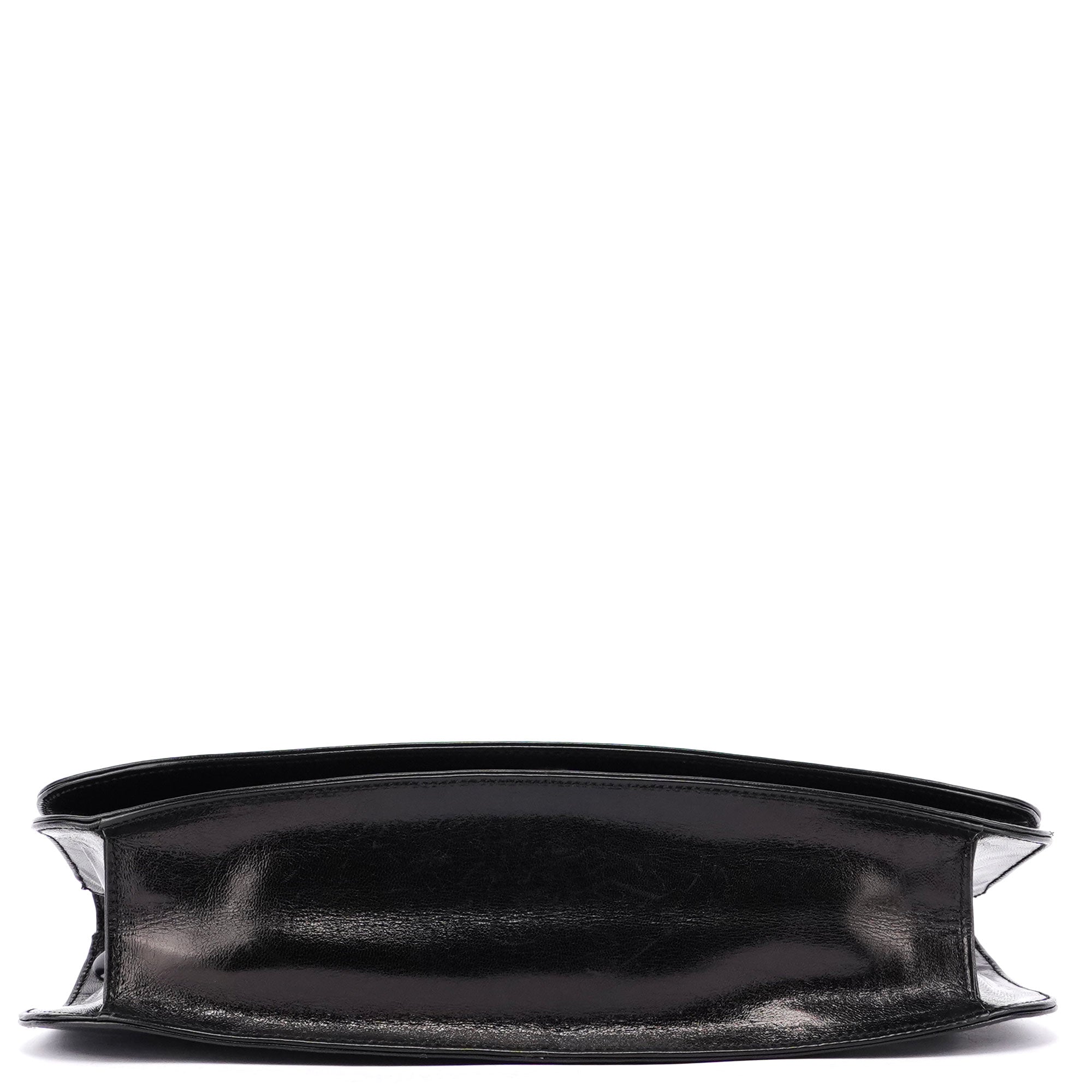 Black Madras Swing Chain Shoulder Bag