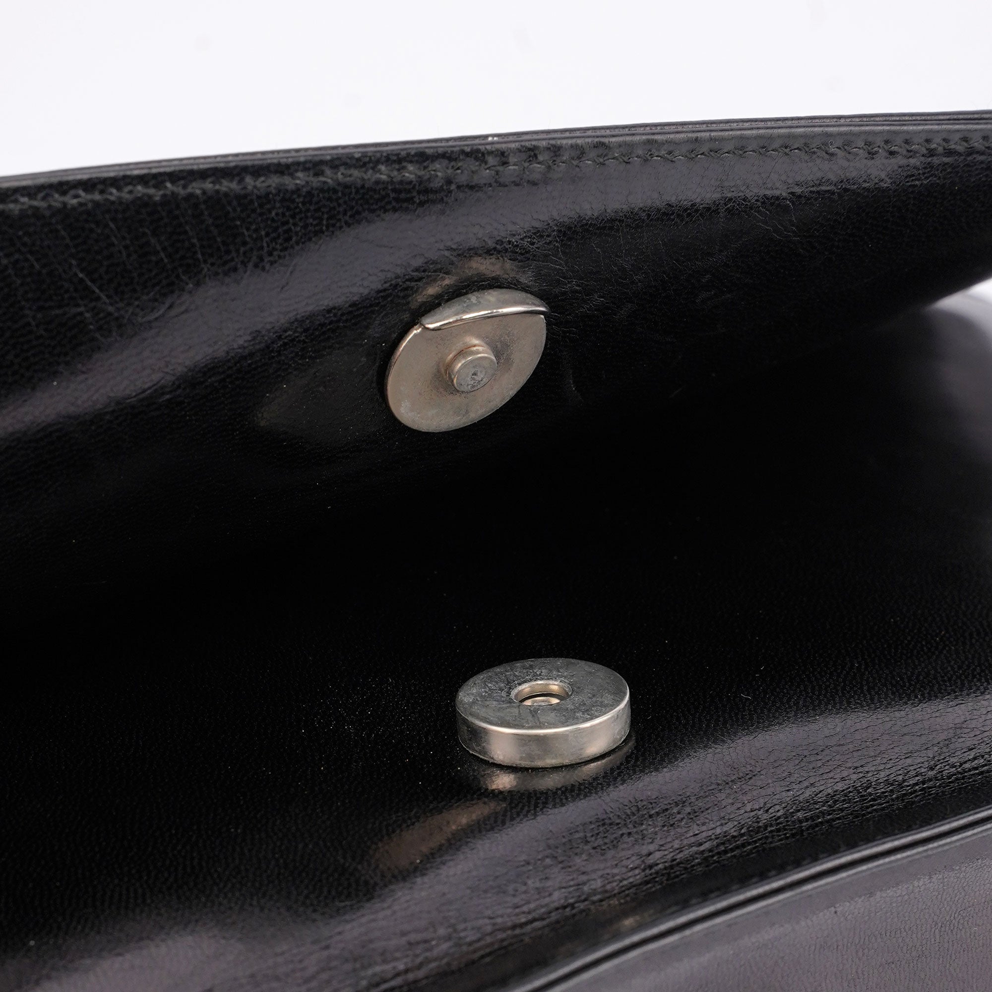 Black Madras Swing Chain Shoulder Bag