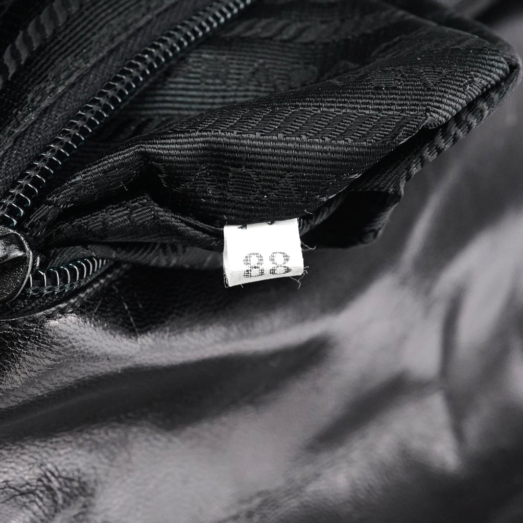 Black Madras Swing Shoulder Bag