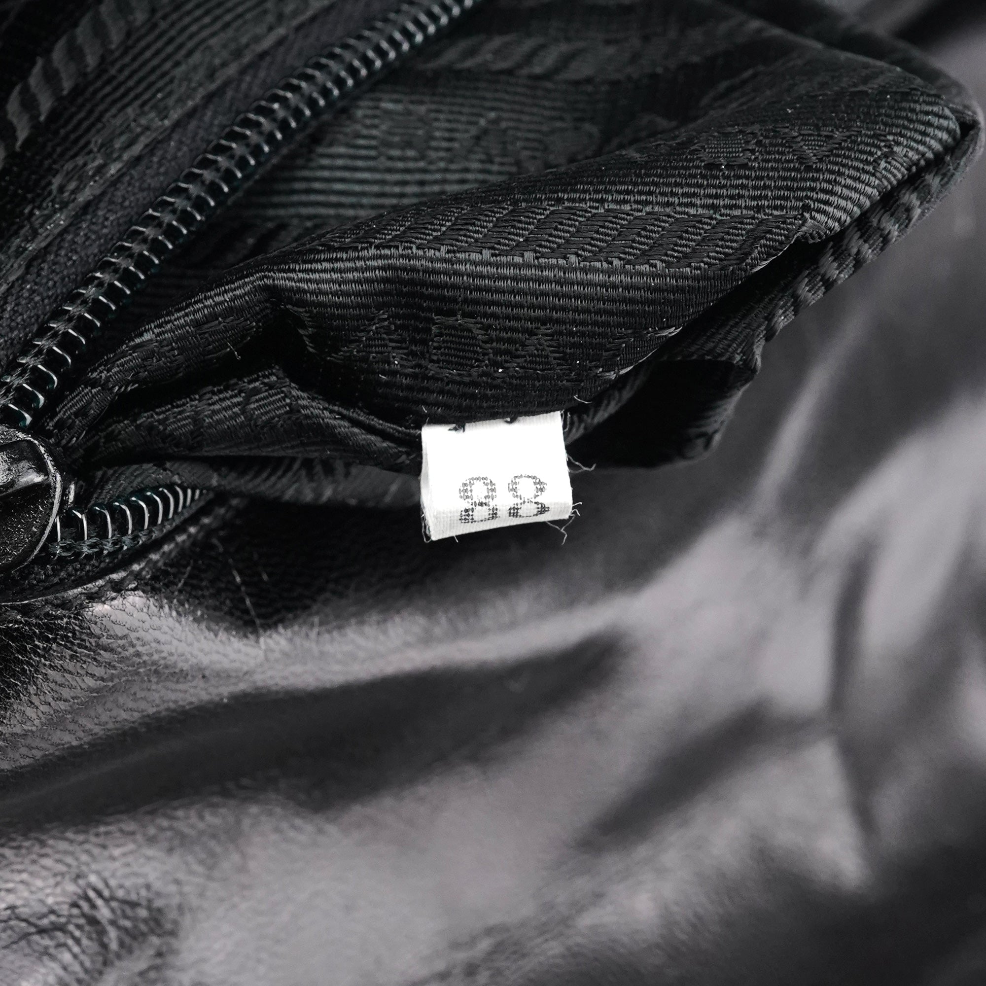 Black Madras Swing Shoulder Bag