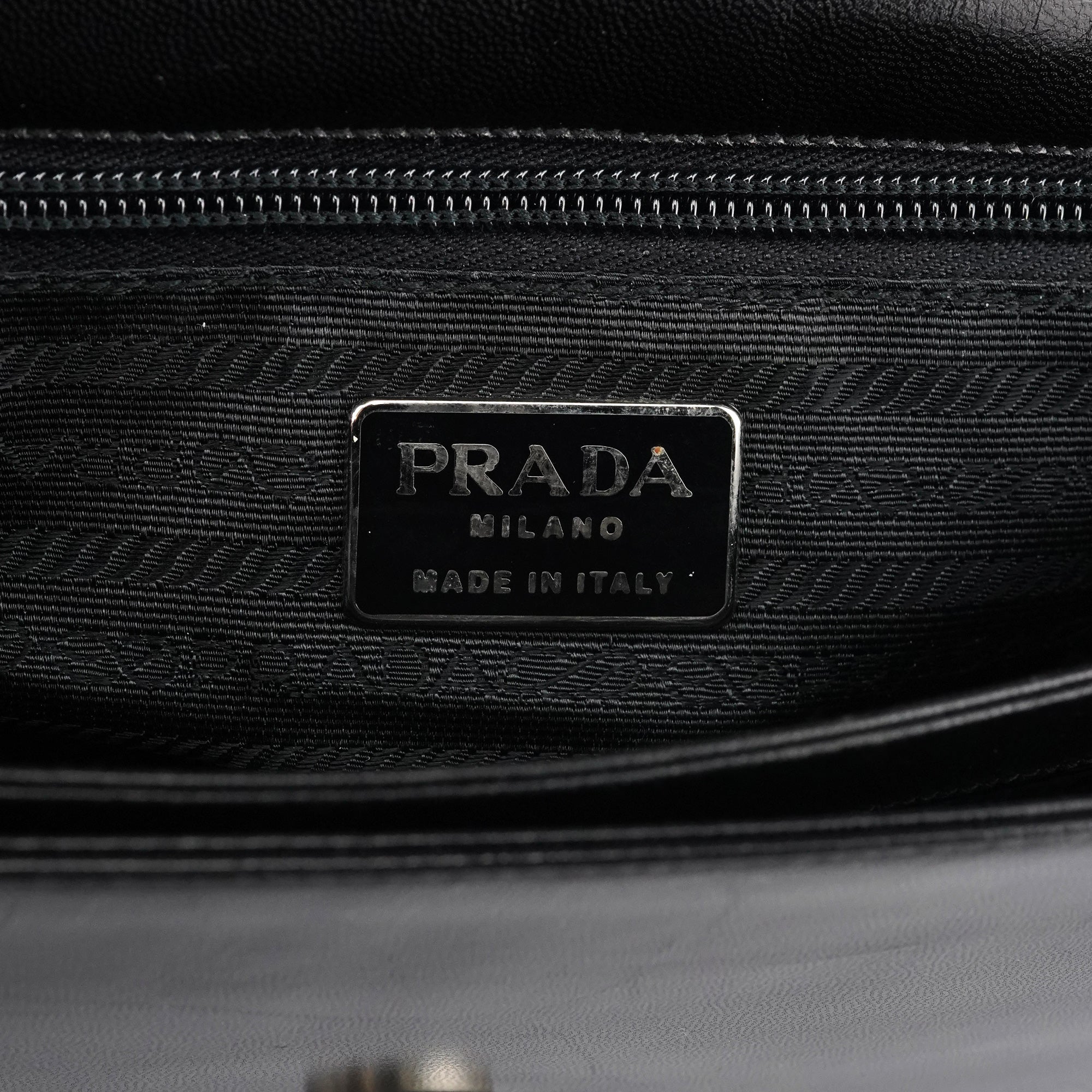 Black Madras Swing Shoulder Bag