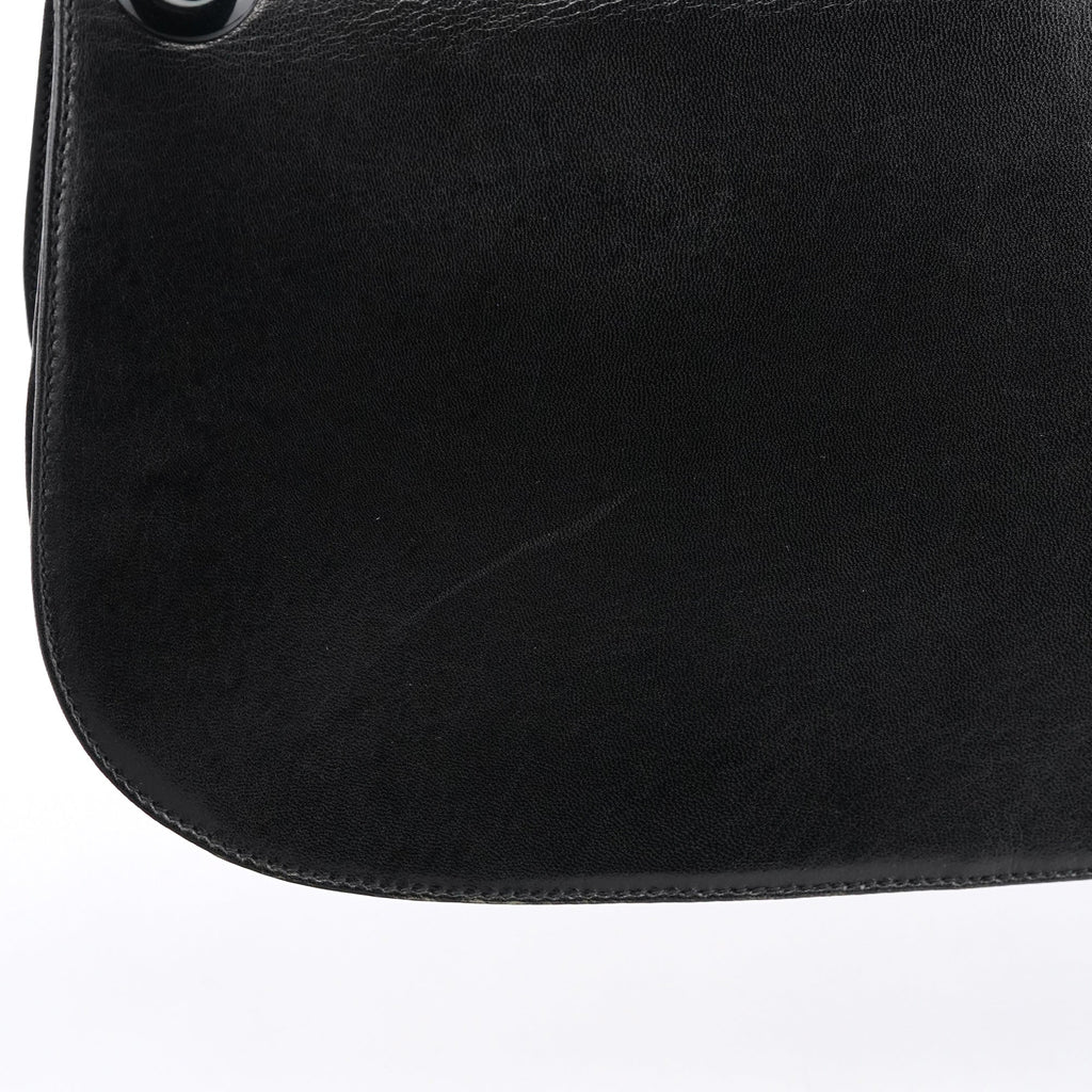 Black Madras Swing Shoulder Bag