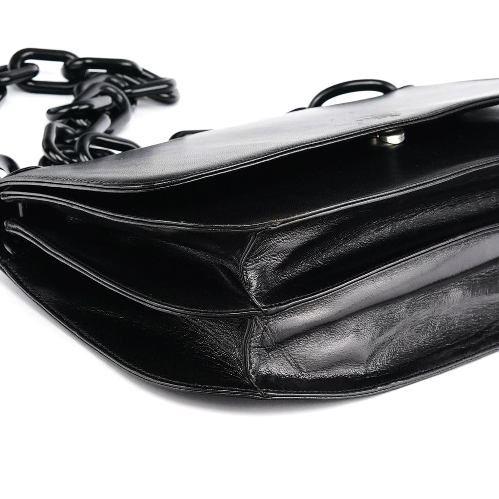 Black Madras Swing Shoulder Bag
