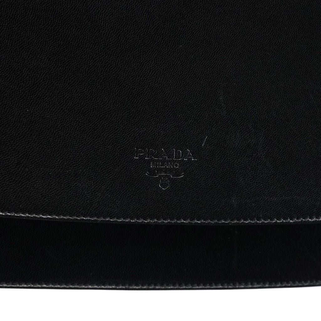 Black Madras Swing Shoulder Bag