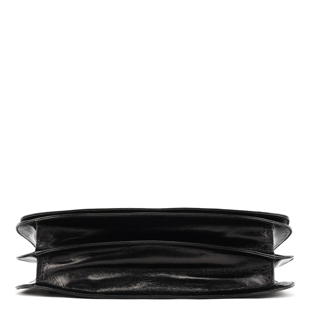 Black Madras Swing Shoulder Bag