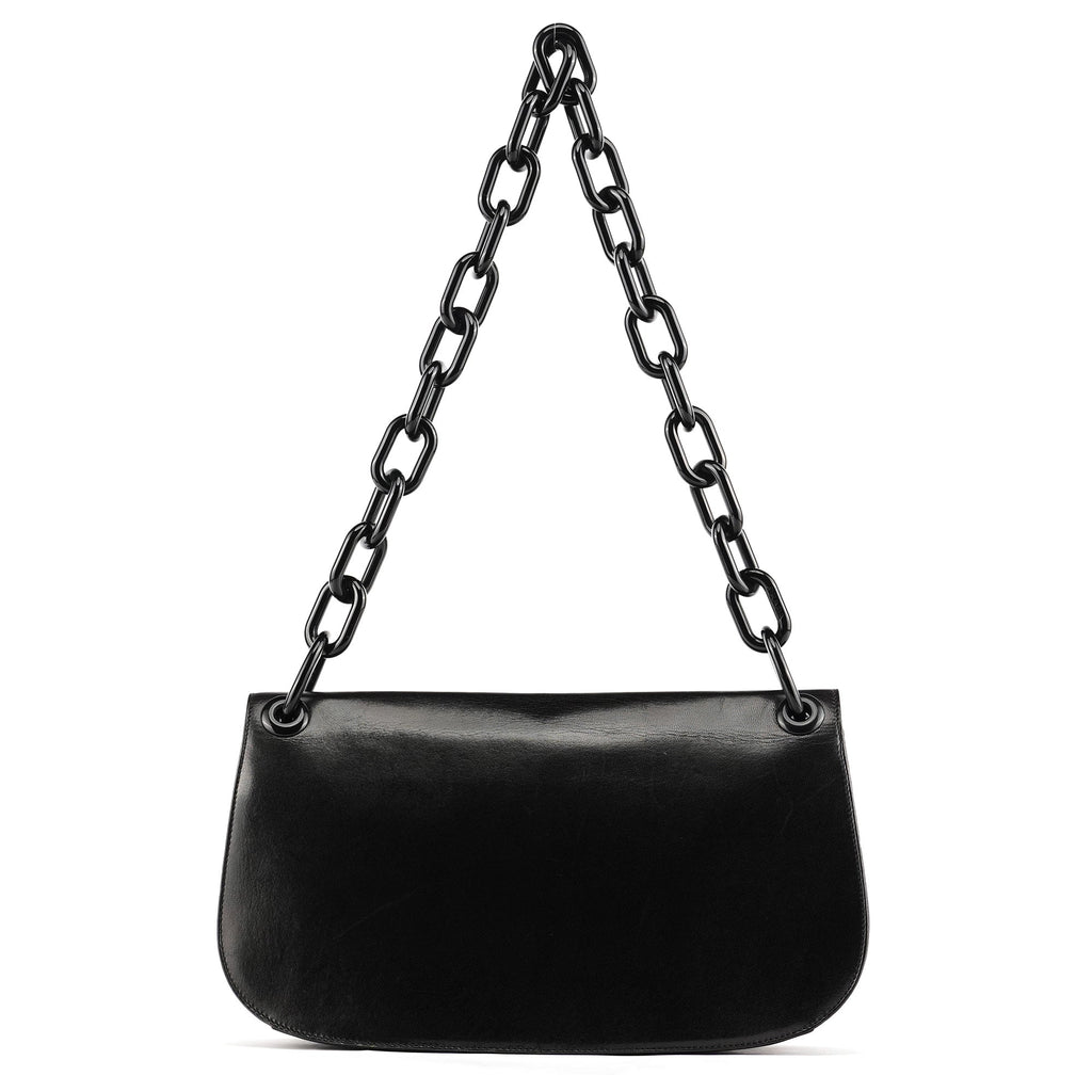 Black Madras Swing Shoulder Bag