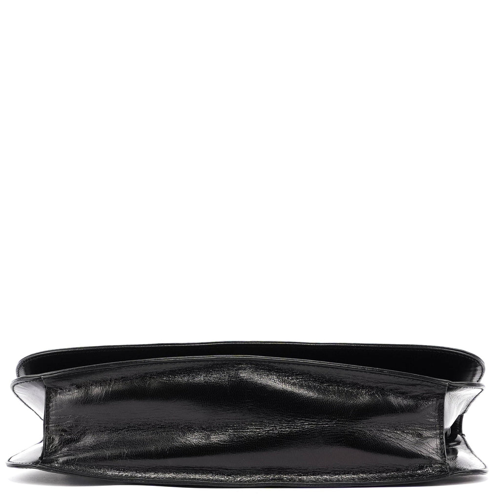 Black Madras Swing Shoulder Bag