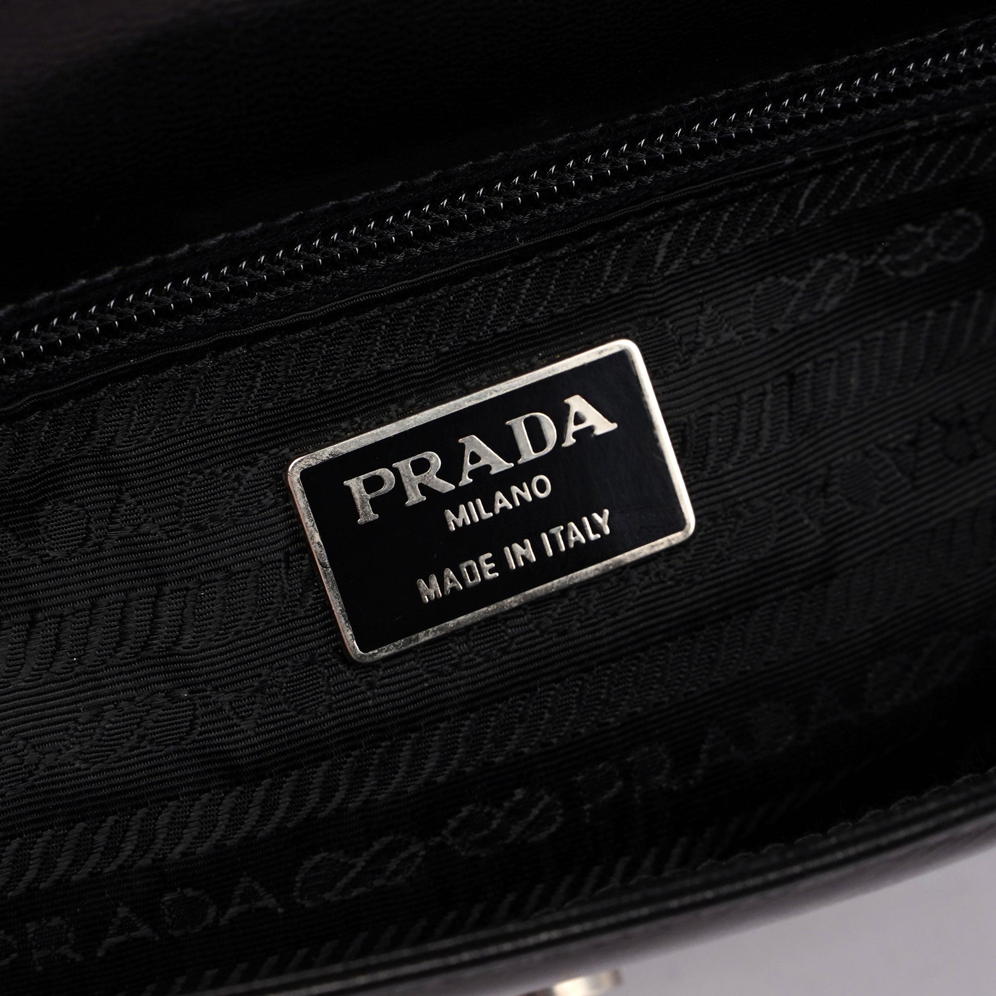 Black Madras Swing Shoulder Bag