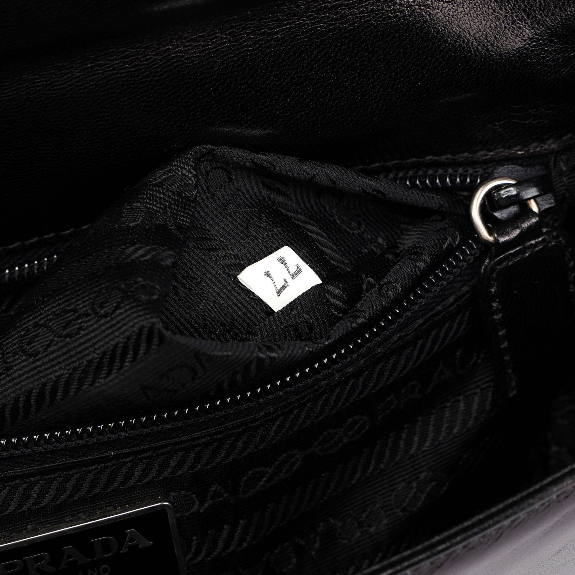 Black Madras Swing Shoulder Bag