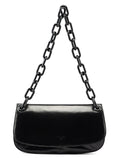 Black Madras Swing Shoulder Bag
