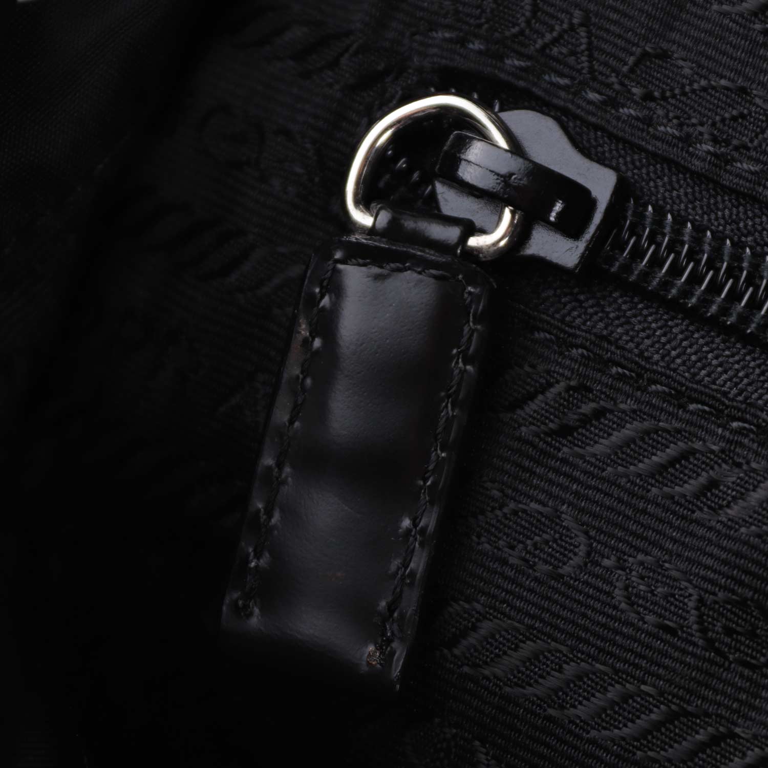 Black Medium Tessuto Nylon Backpack
