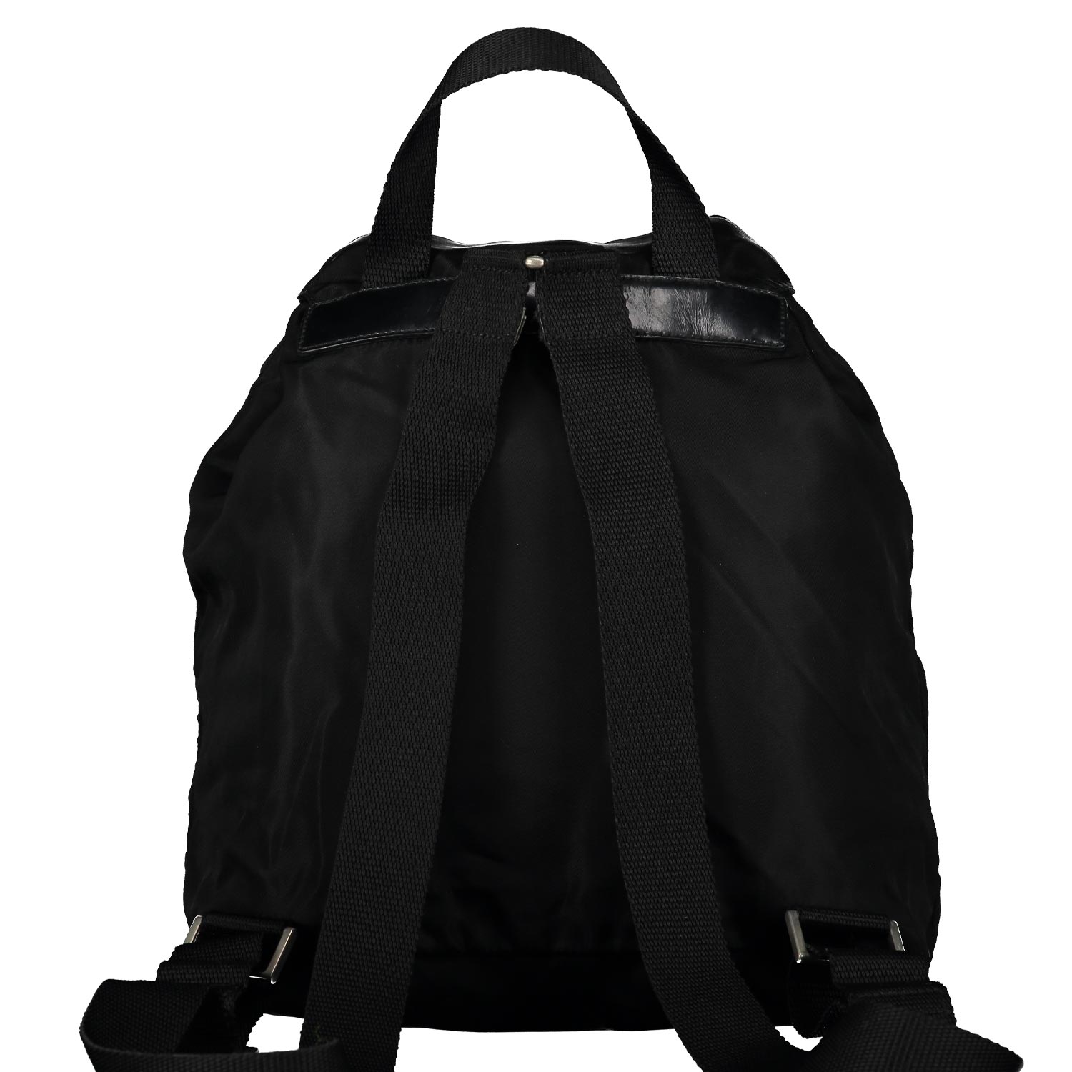 Black Medium Tessuto Nylon Backpack