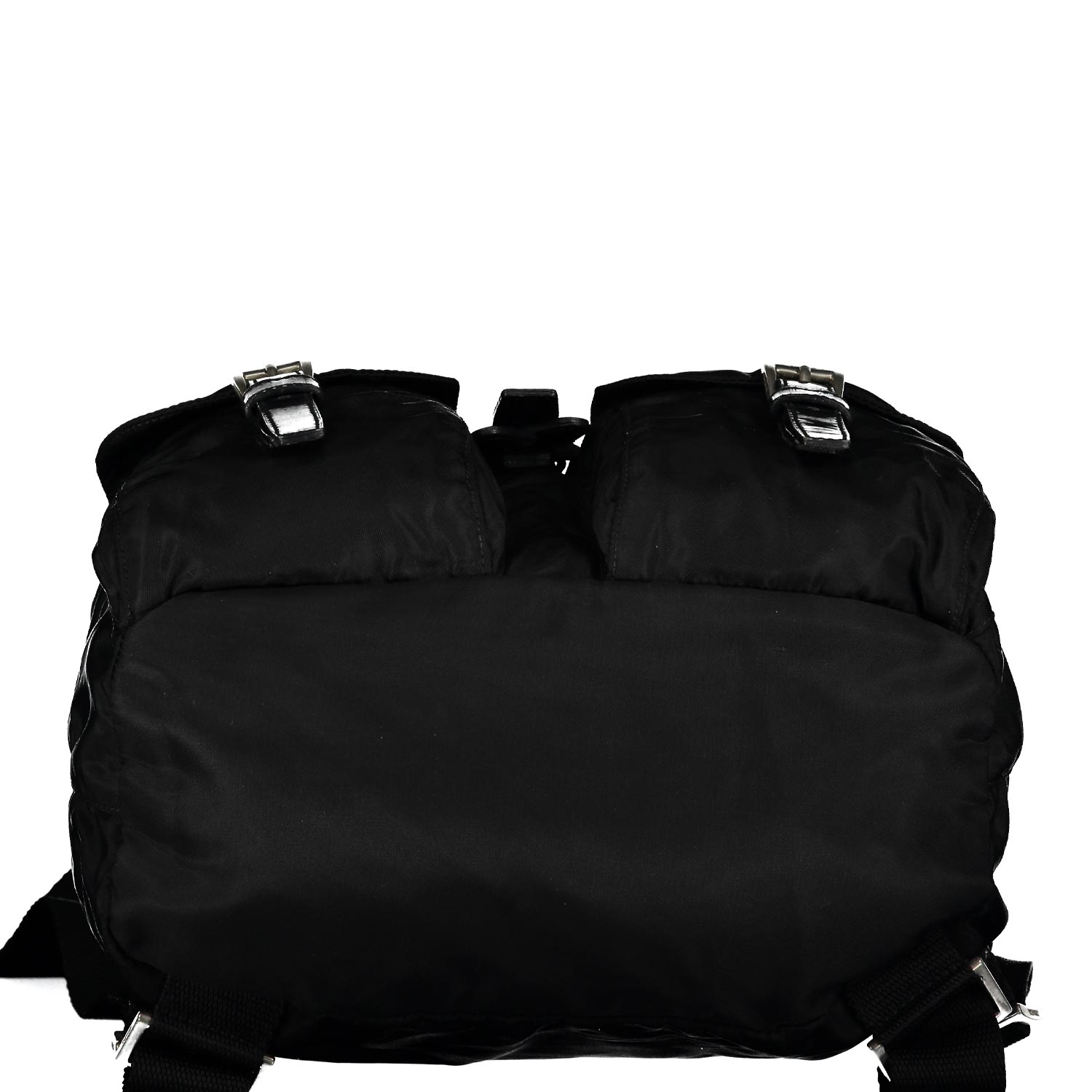 Black Medium Tessuto Nylon Backpack