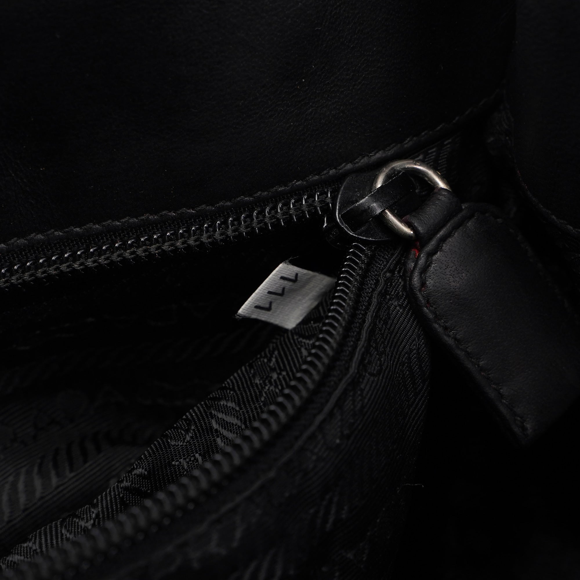 Black Nappa Leather Tote
