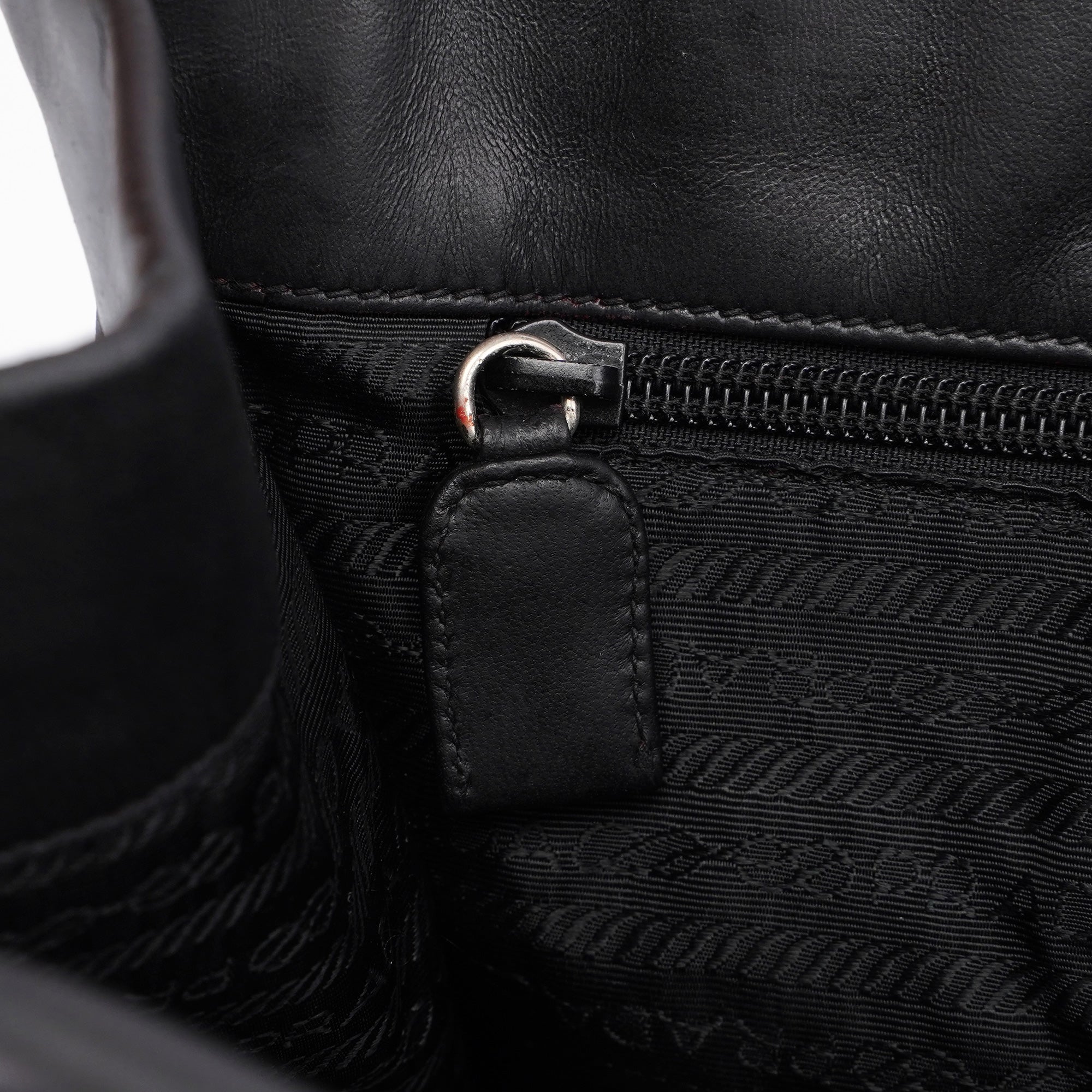 Black Nappa Leather Tote