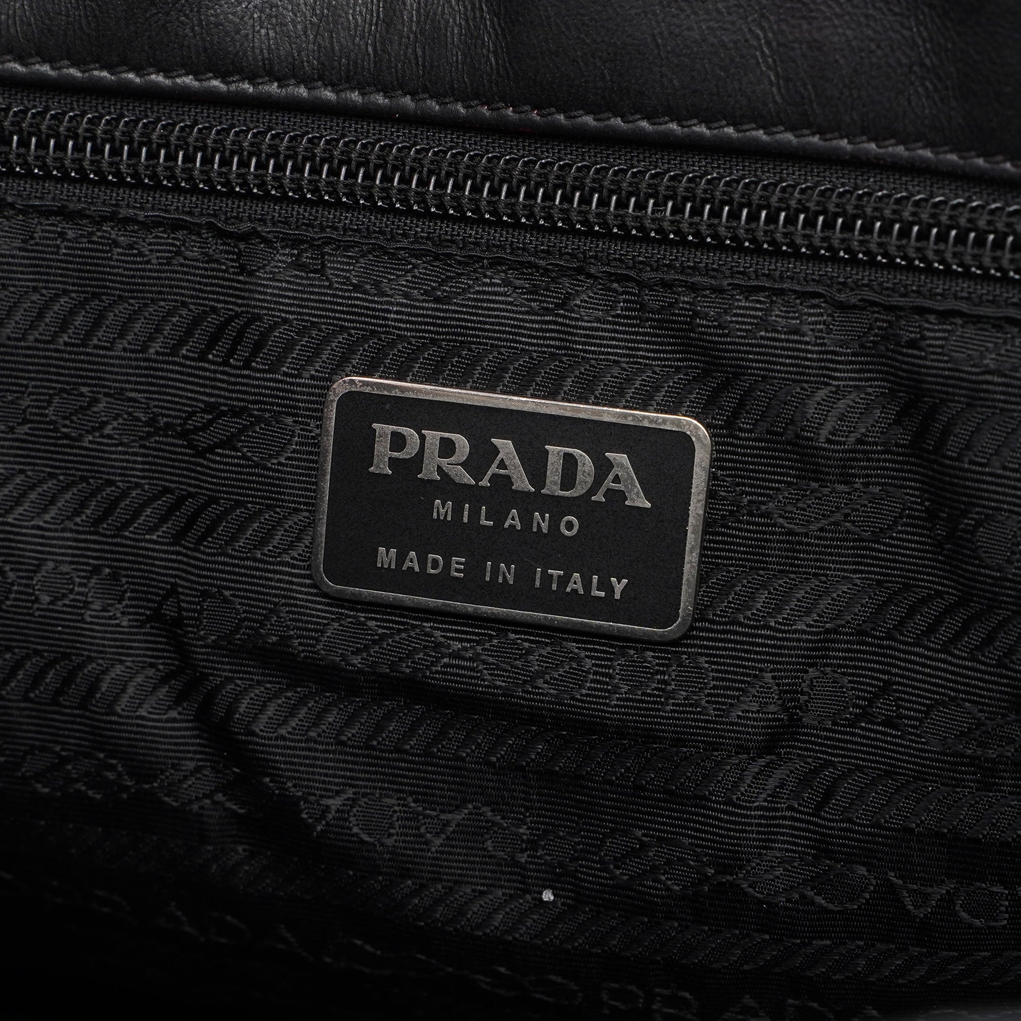 Black Nappa Leather Tote