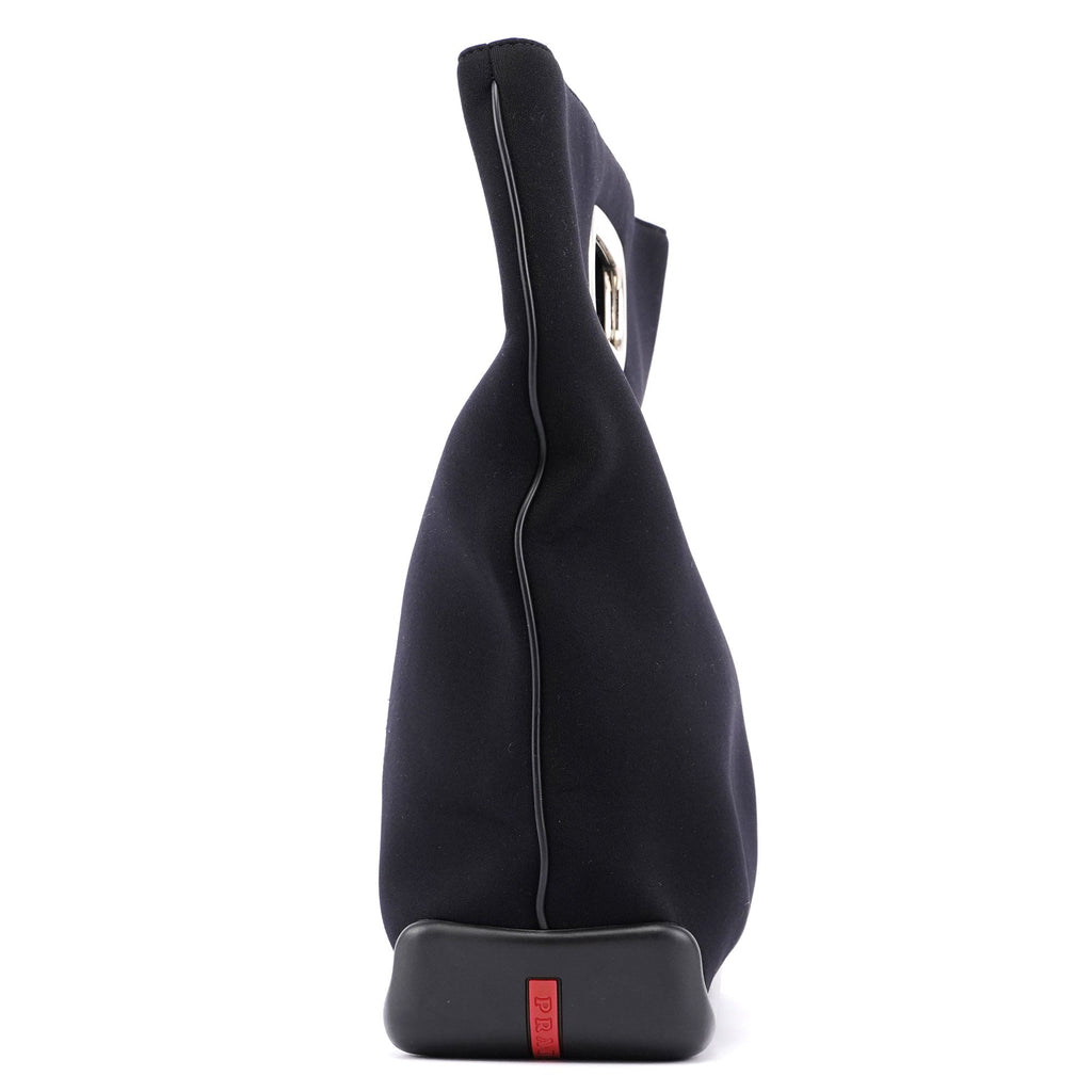 Black Neoprene Sport Handbag