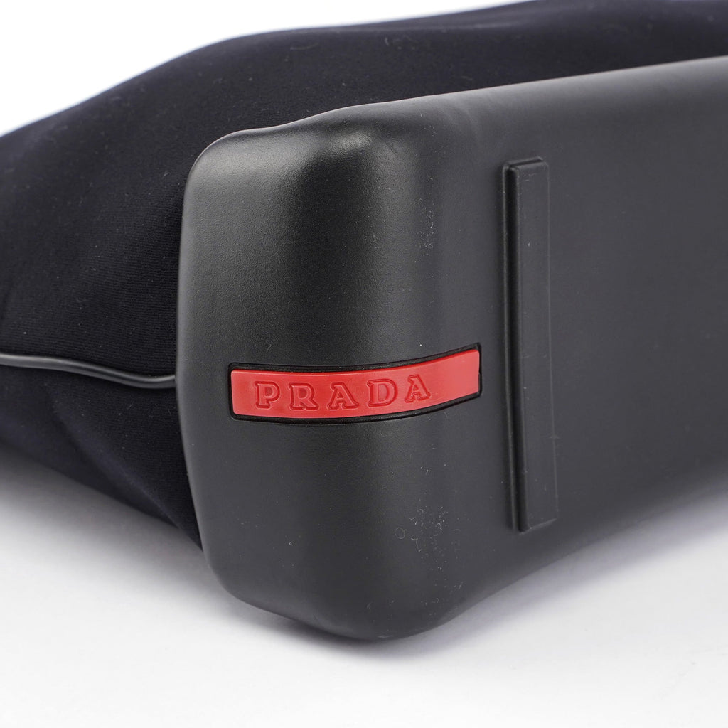 Black Neoprene Sport Handbag