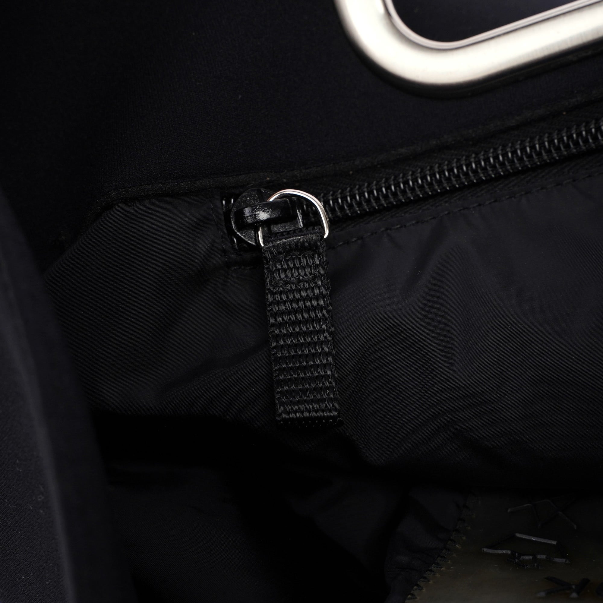 Black Neoprene Sport Handbag