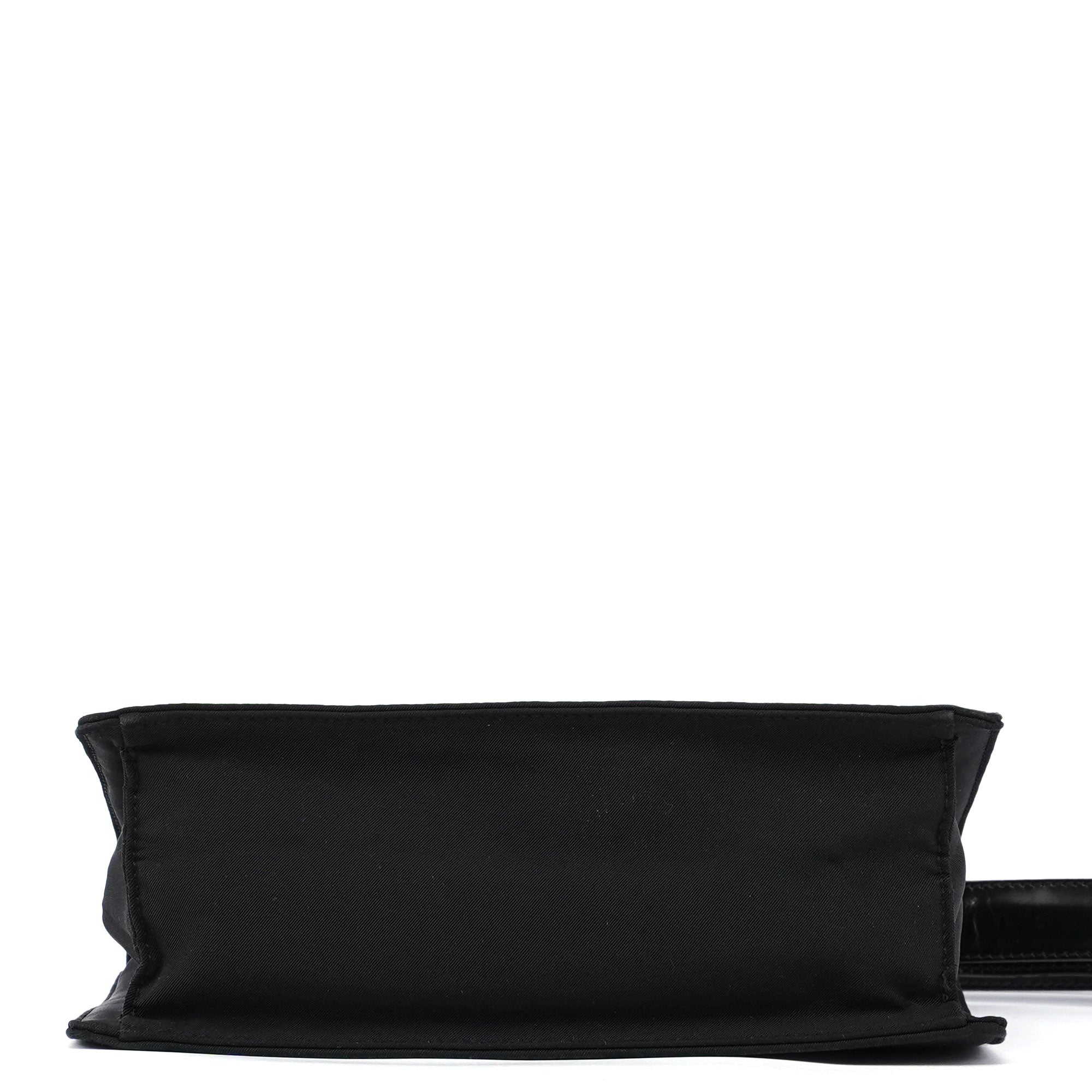 Black Nylon Buckle Shoulder Bag