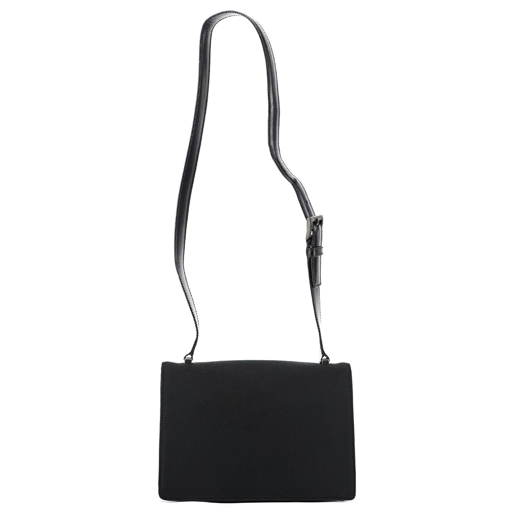 Black Nylon Buckle Shoulder Bag
