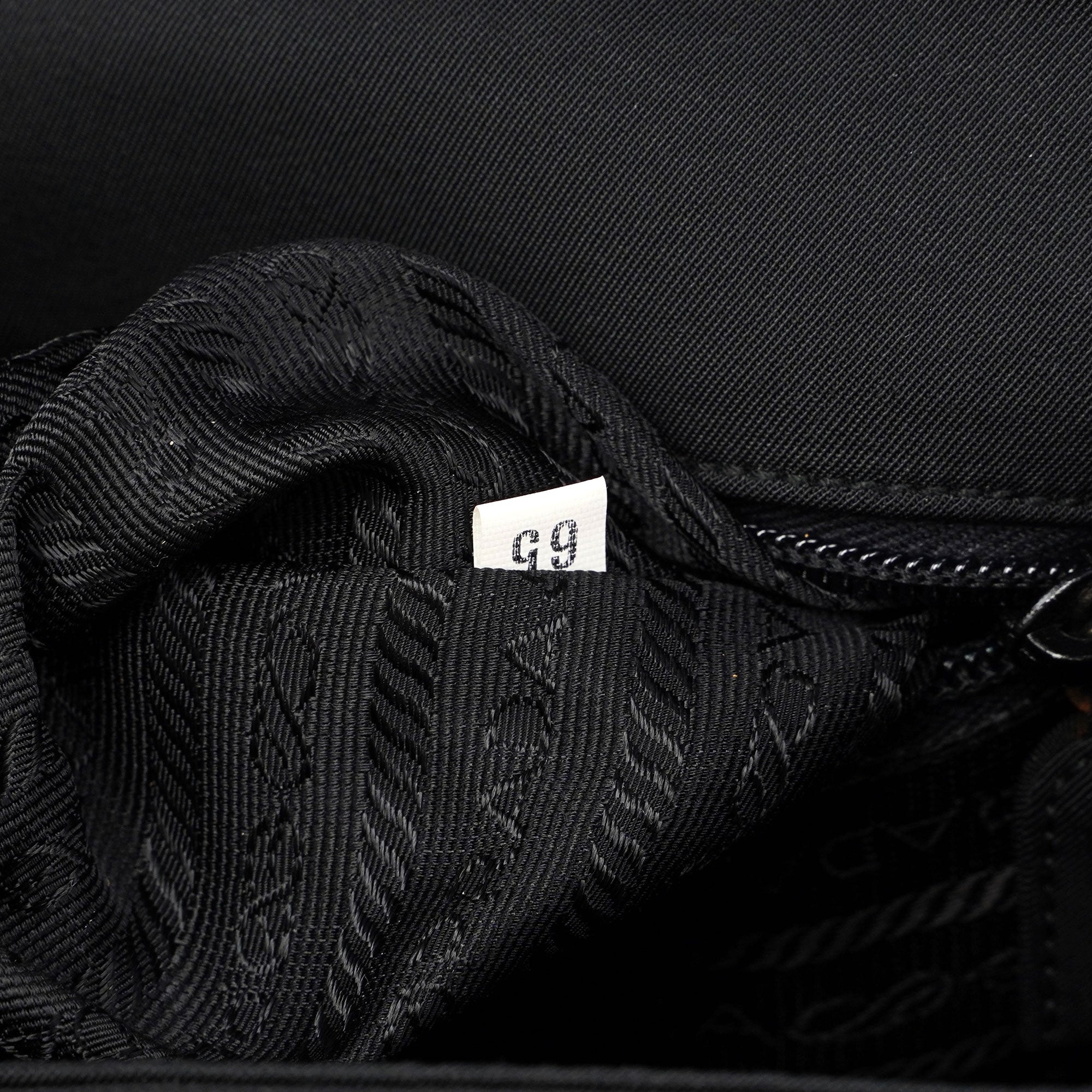 Black Nylon Buckle Shoulder Bag