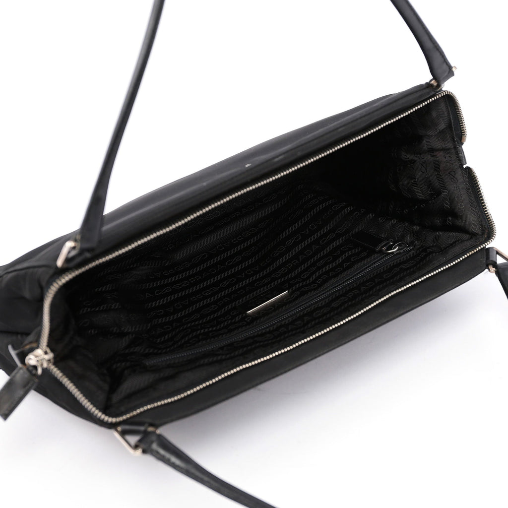 Black Nylon Tessuto Chic Bag