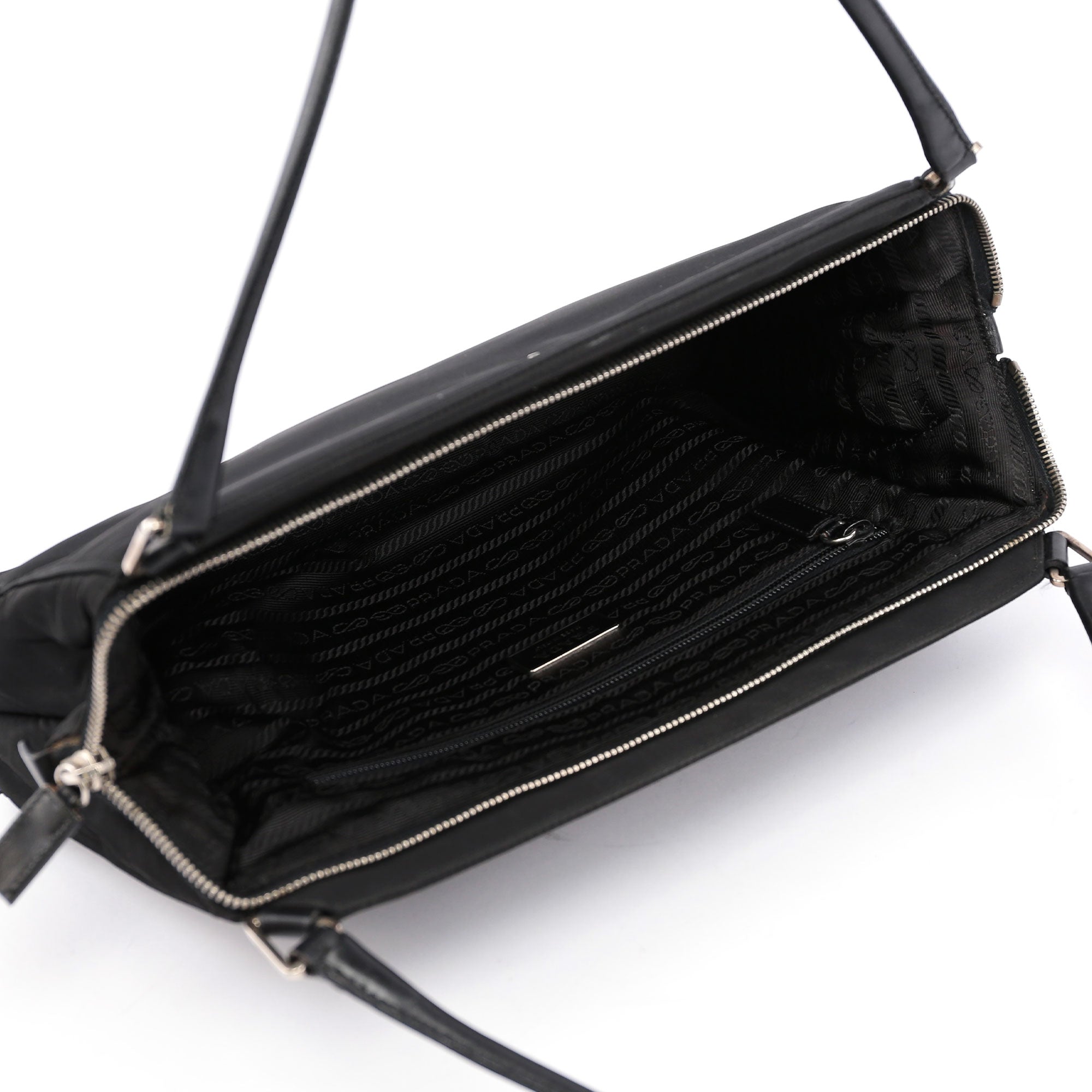 Black Nylon Tessuto Chic Bag