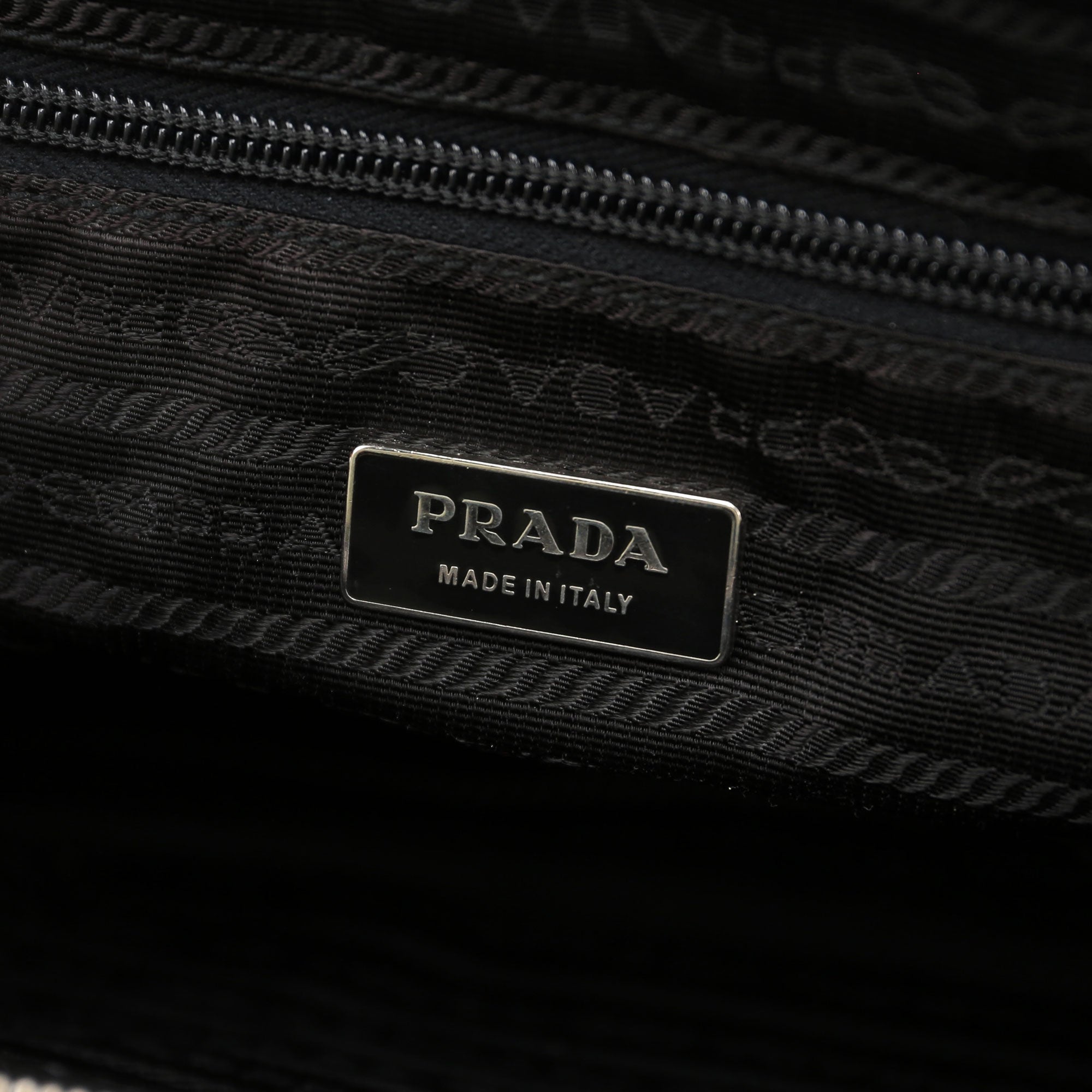 Black Nylon Tessuto Chic Bag