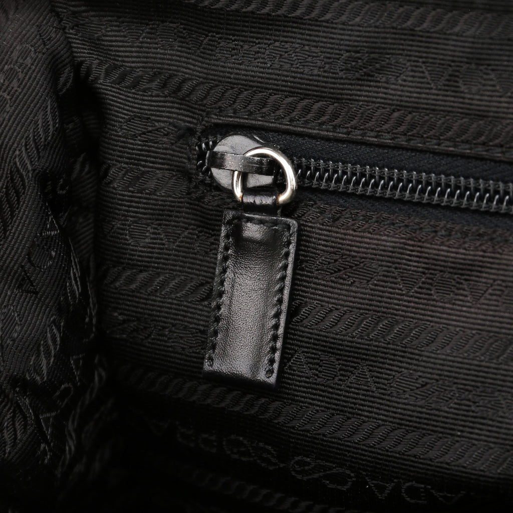 Black Nylon Tessuto Chic Bag