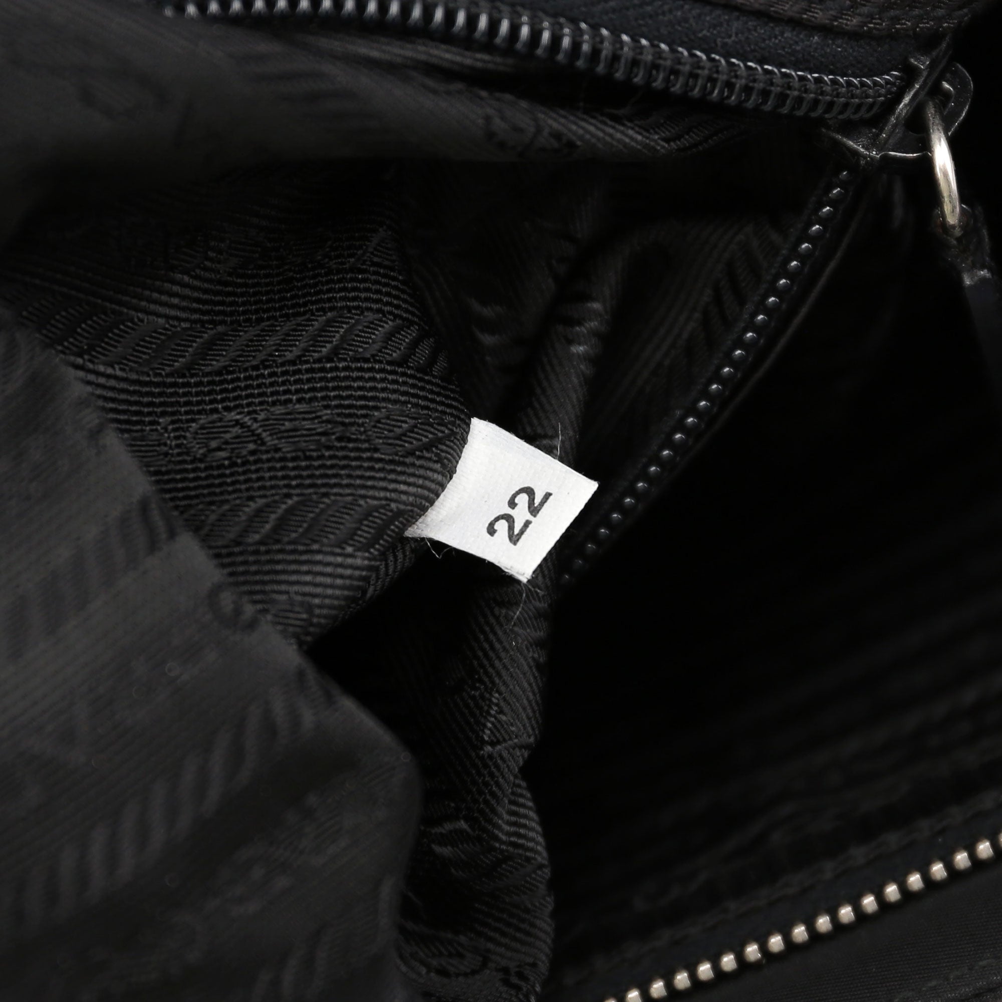 Black Nylon Tessuto Chic Bag