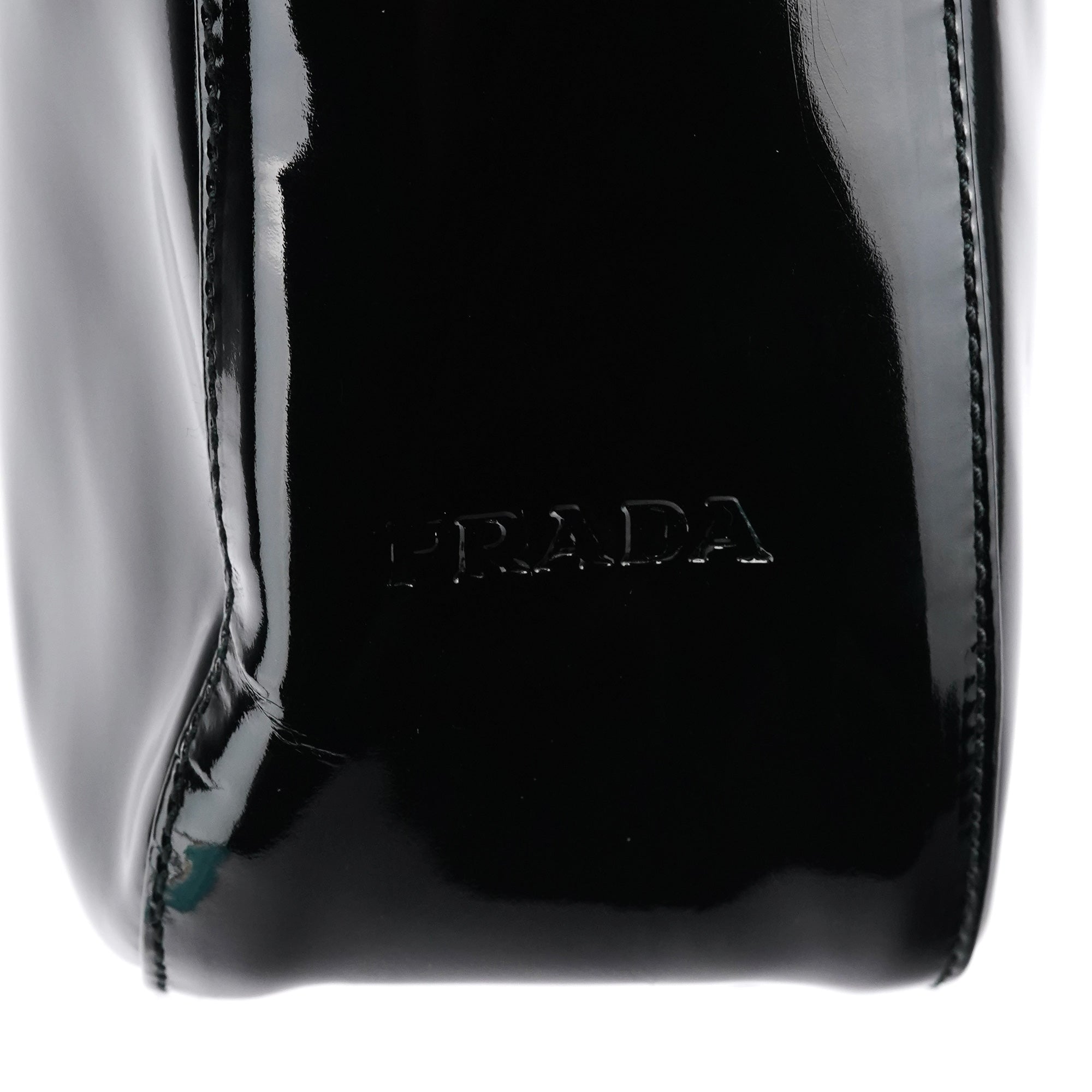 Black Patent Leather Shoulder Bag