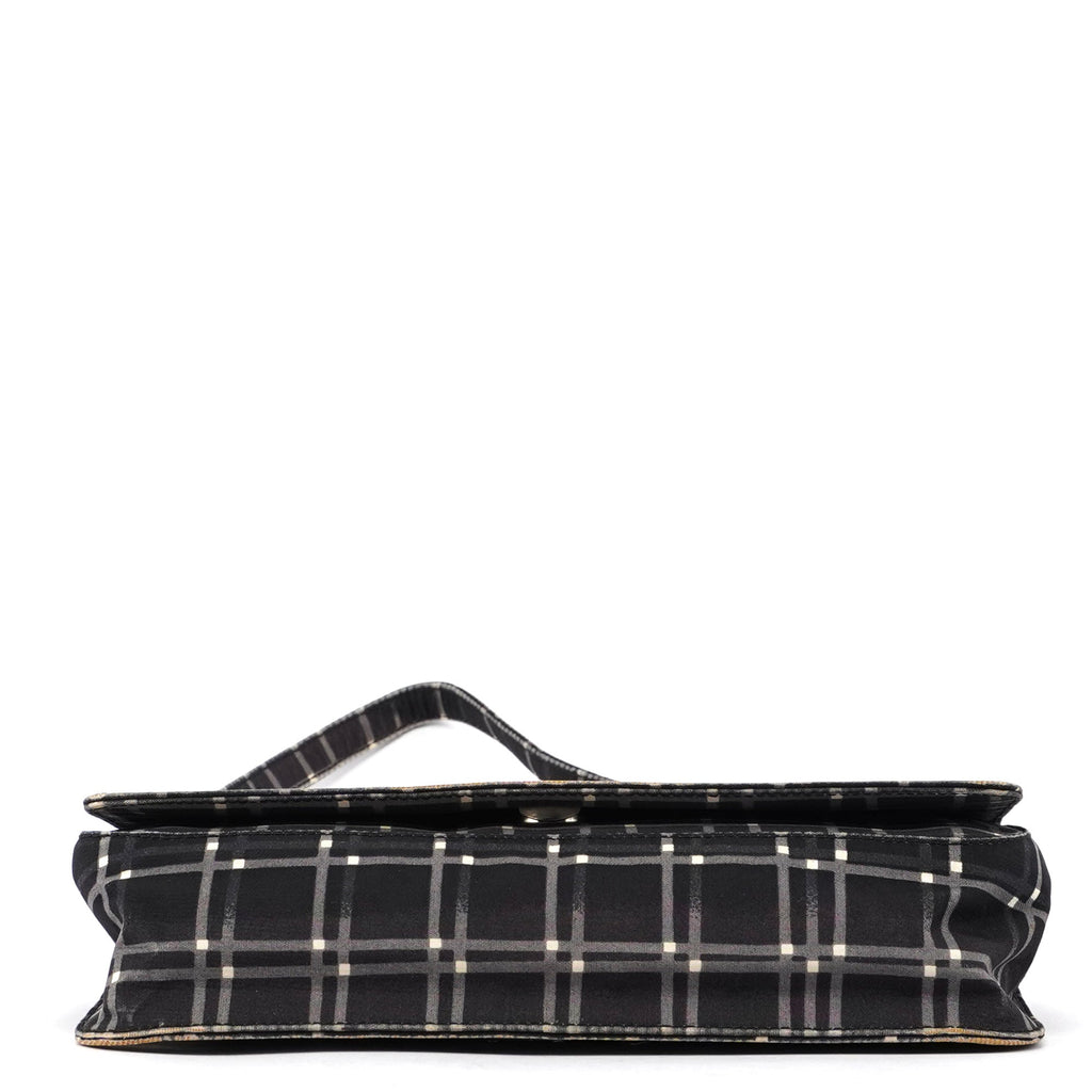 Black Patterned Shoulder Bag