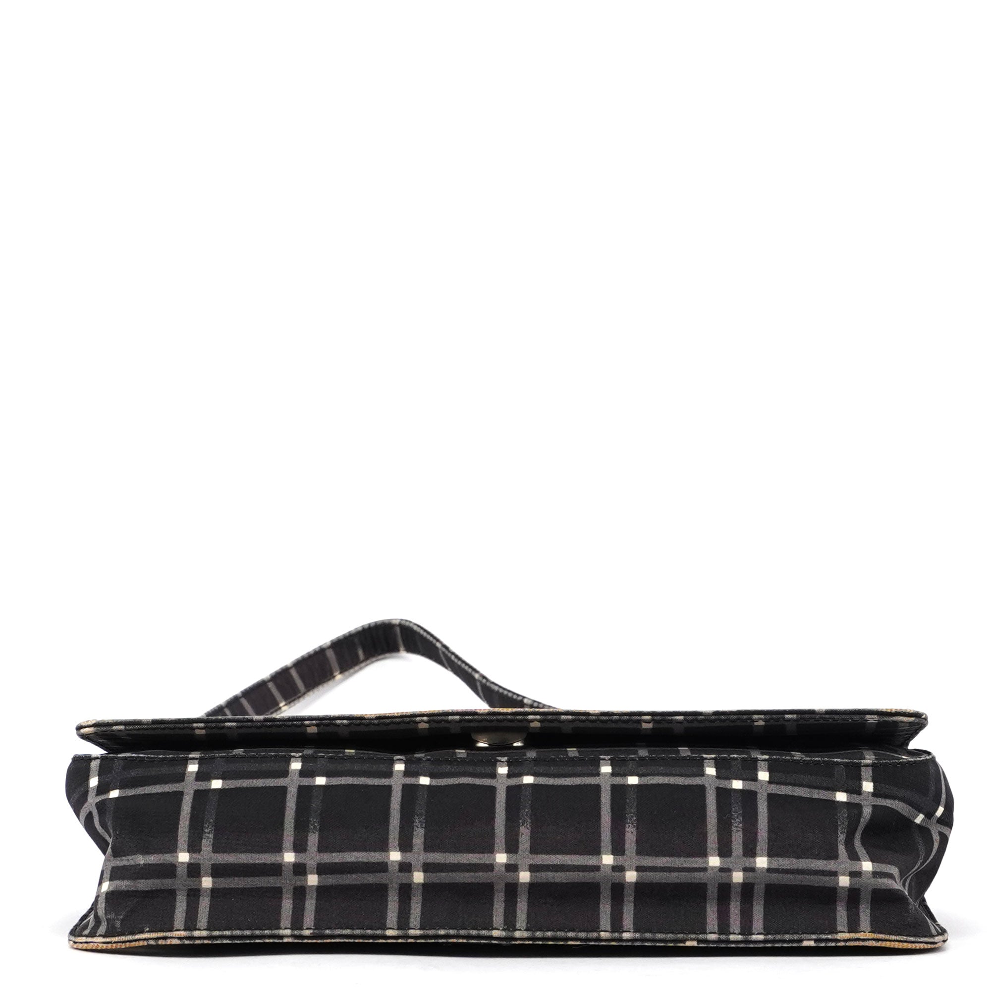 Black Patterned Shoulder Bag