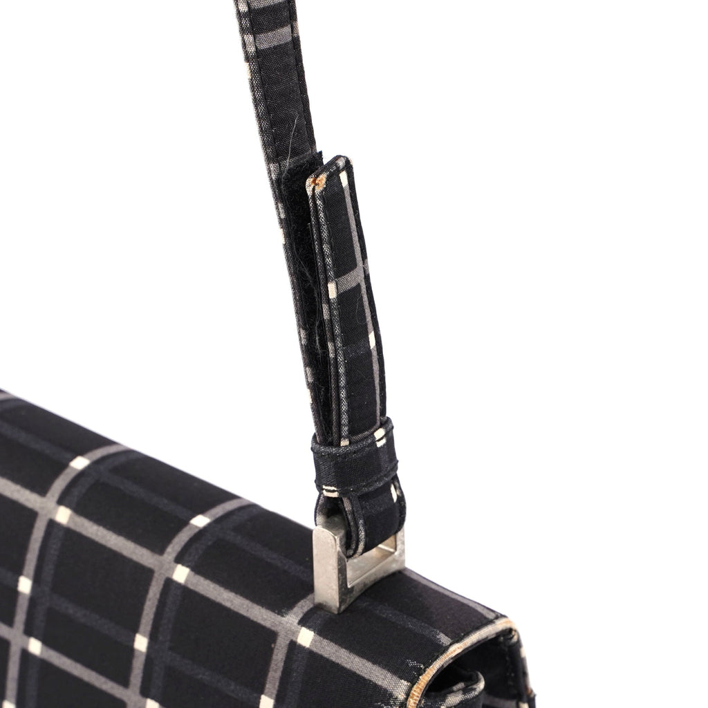 Black Patterned Shoulder Bag