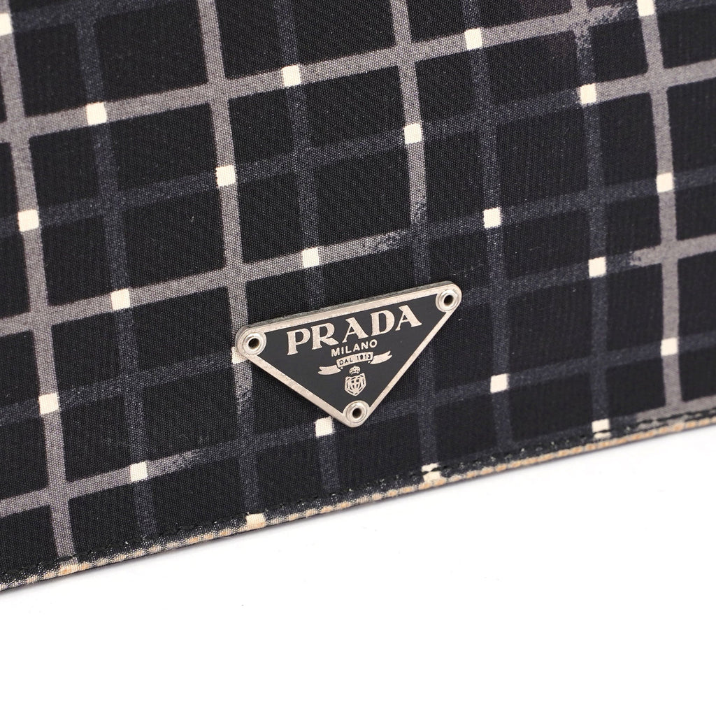 Black Patterned Shoulder Bag