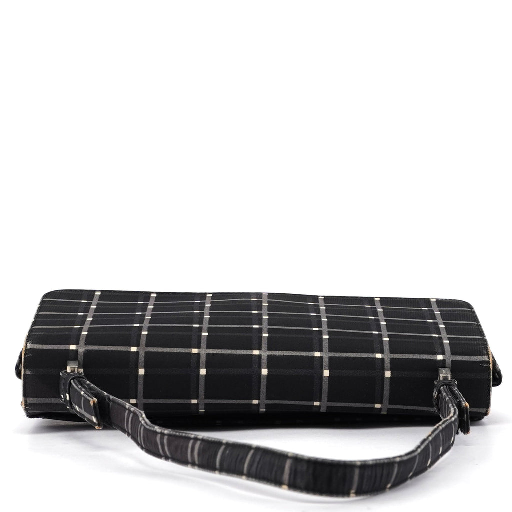 Black Patterned Shoulder Bag