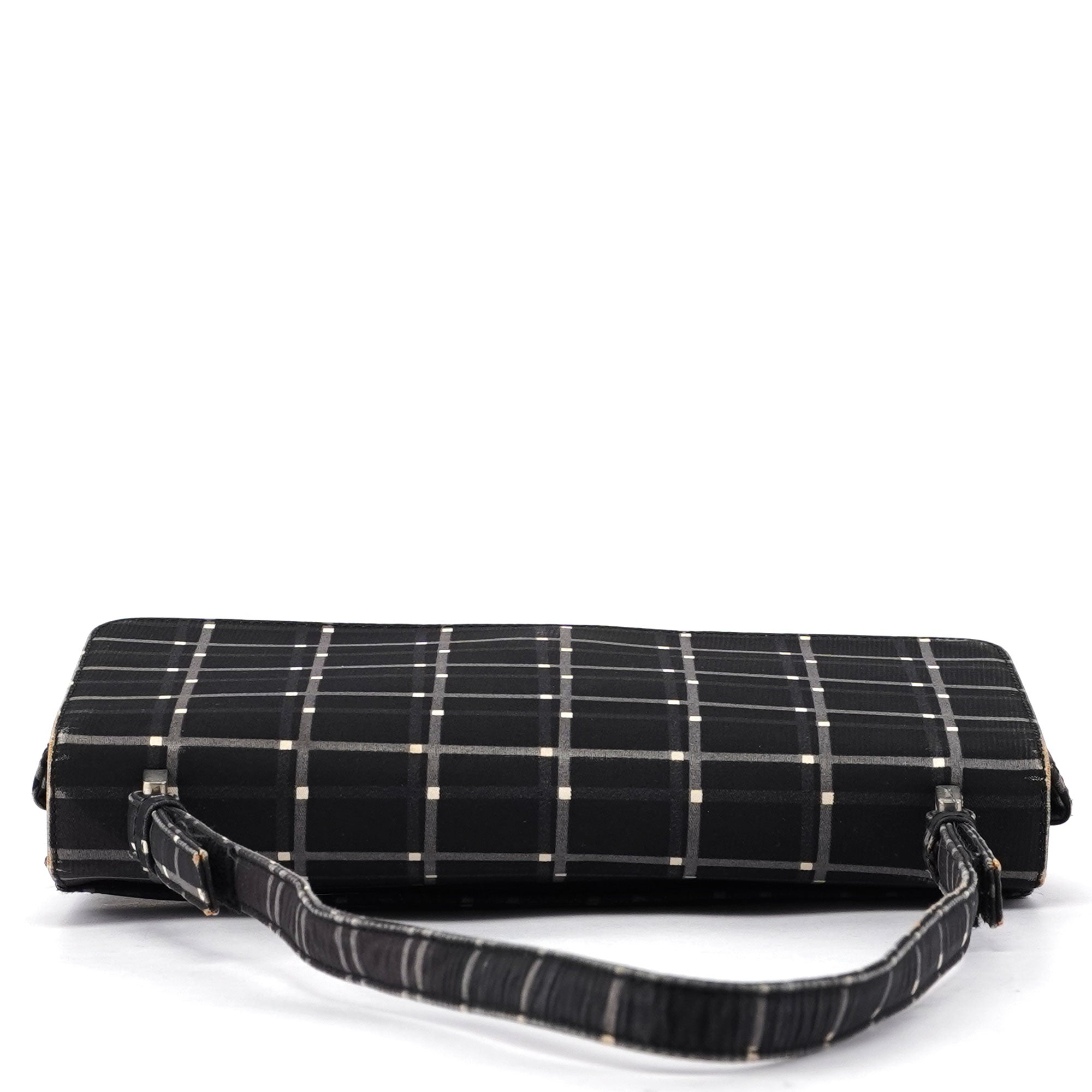 Black Patterned Shoulder Bag