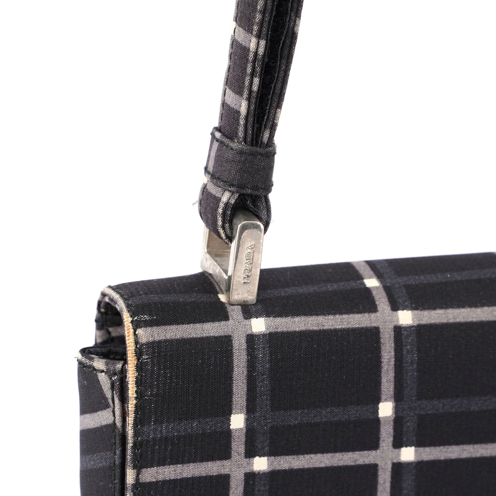Black Patterned Shoulder Bag