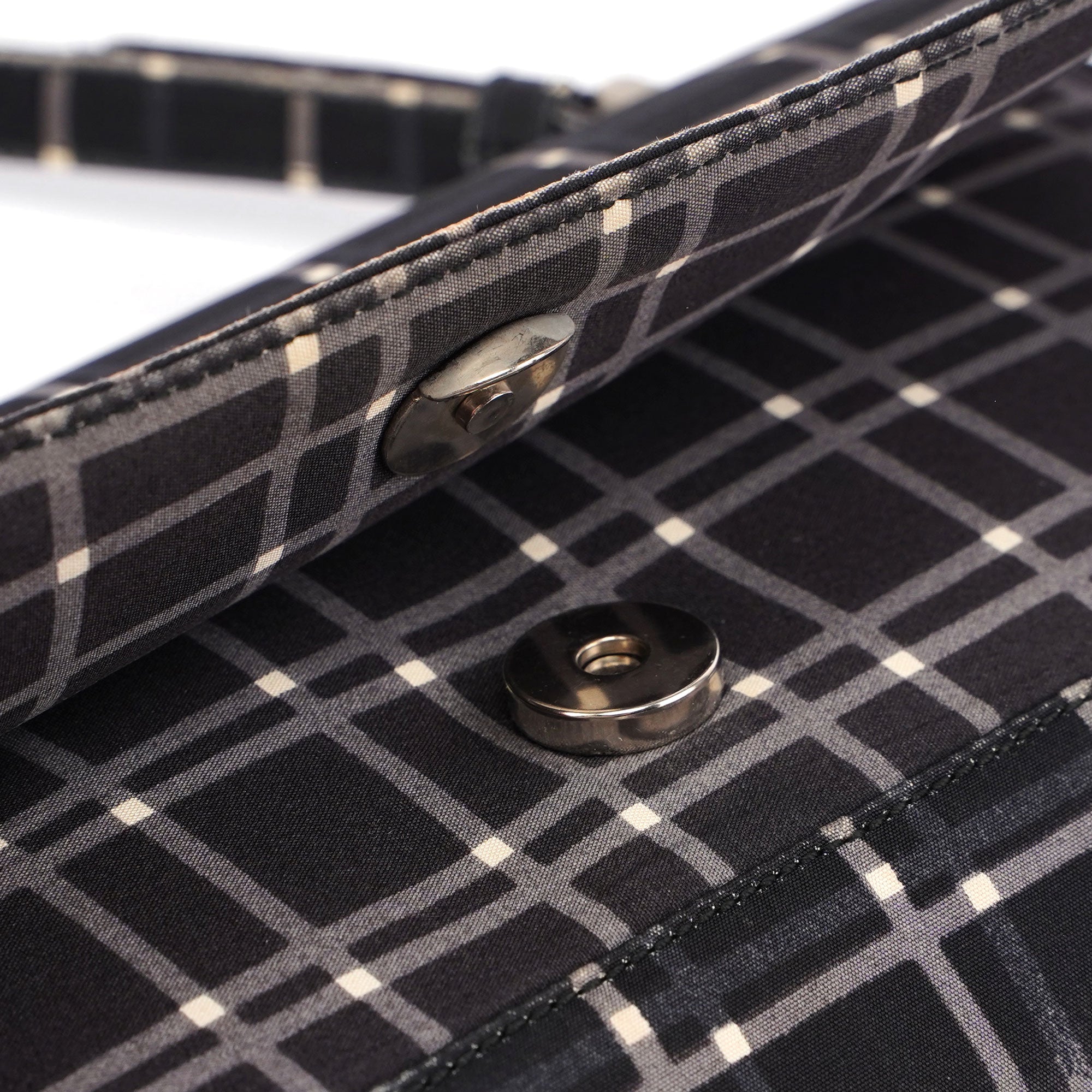 Black Patterned Shoulder Bag