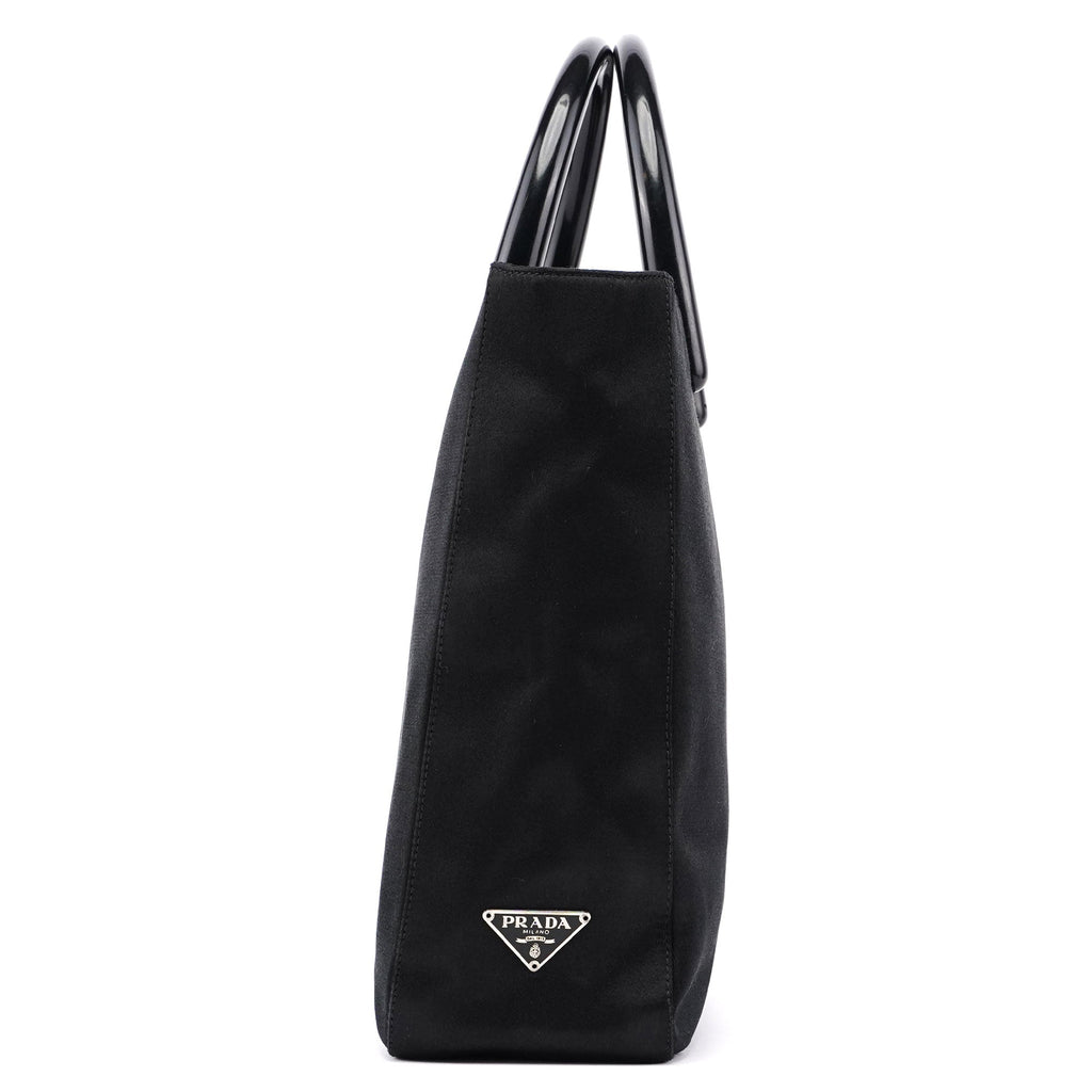 Black Raso Plastic Tote